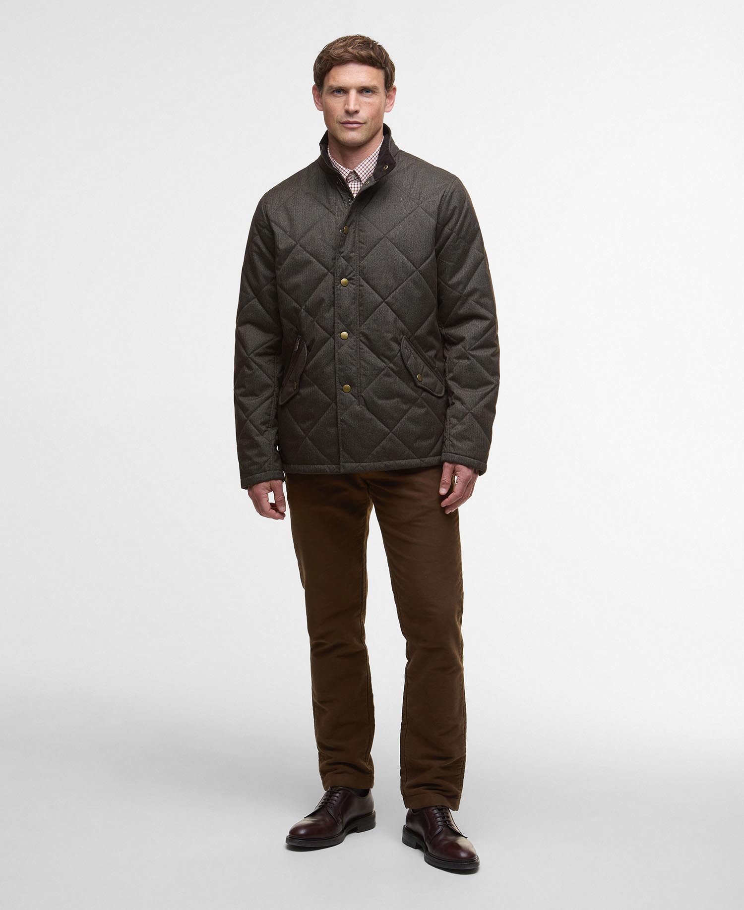 Barbour Outdoorjacke BARBOUR Steppjacke Winter Shoveler Olive