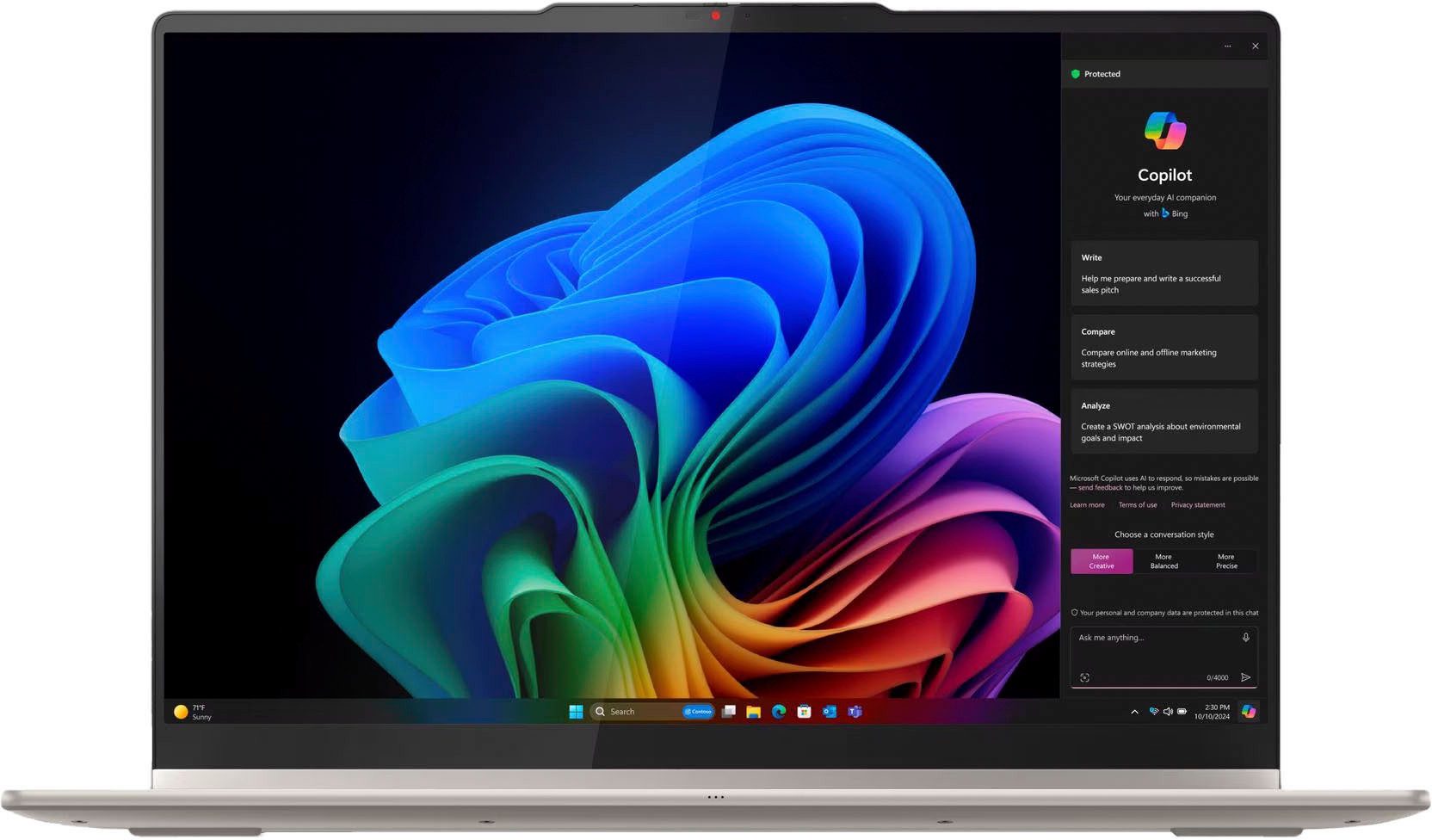 Lenovo Yoga 7 2-in-1 16AKP10 Convertible Notebook (40,6 cm/16 Zoll, AMD Ryzen™ AI 7 350, Radeon 860M, 1000 GB SSD)