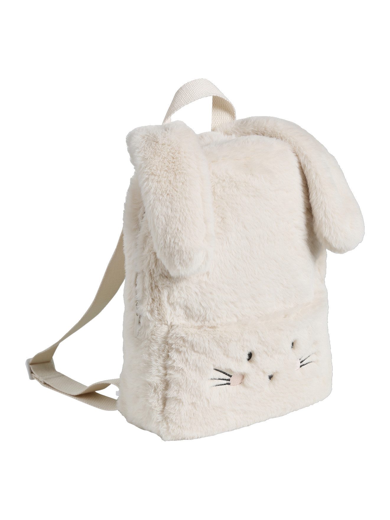 vertbaudet Rucksack Kinder Kita-Rucksack HÄSCHEN aus Webpelz
