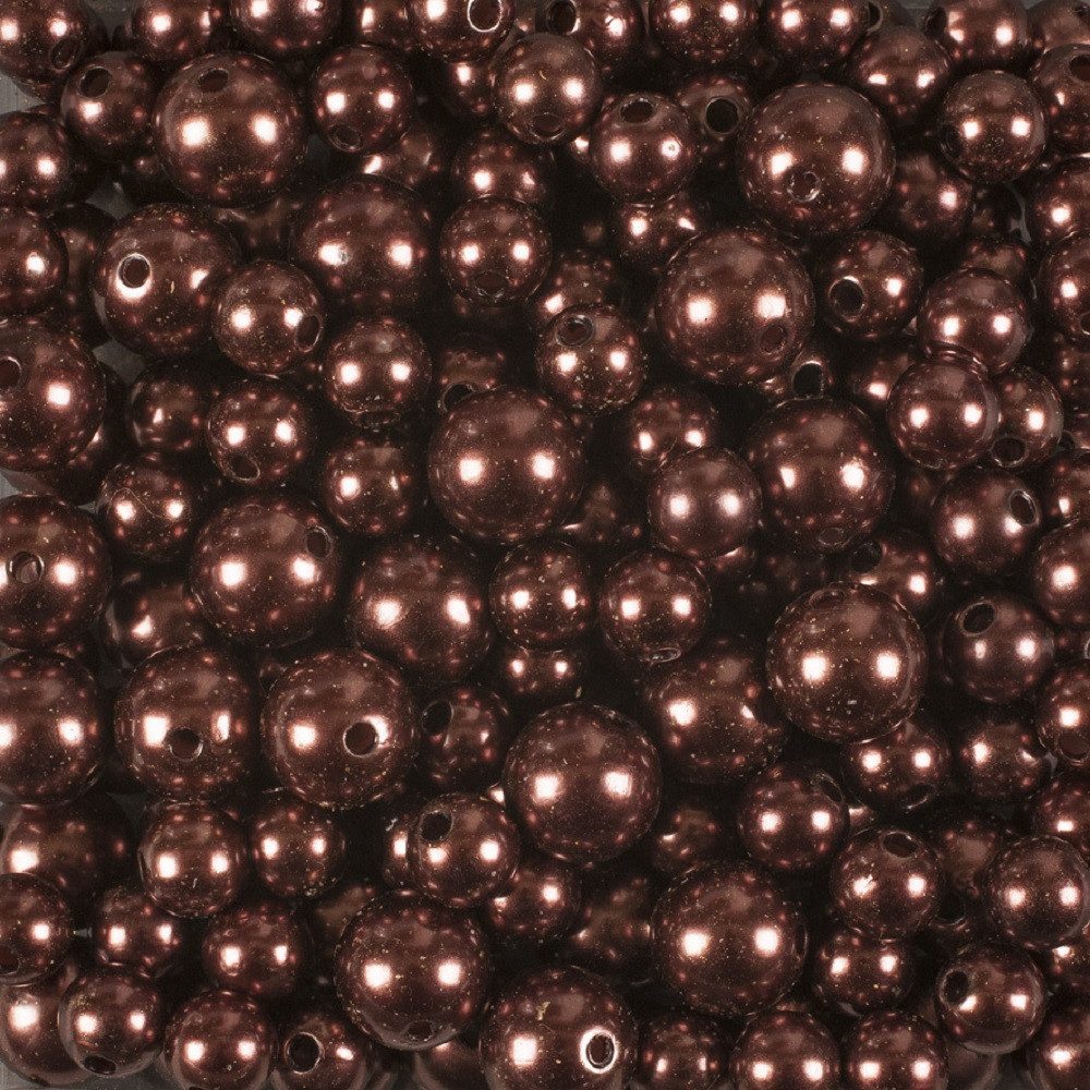 Eurosand Bastelperlen DEKO-PERLEN gebohrt 9,7 und 13,7mm gemischt 330ml