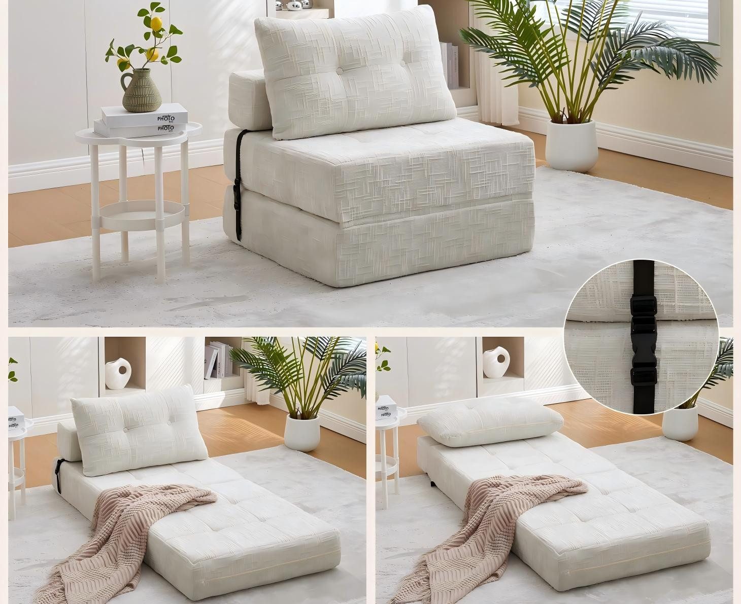 LVHOM Schlafsofa Einzel-Klappsofa mit Kissen & günstig online kaufen