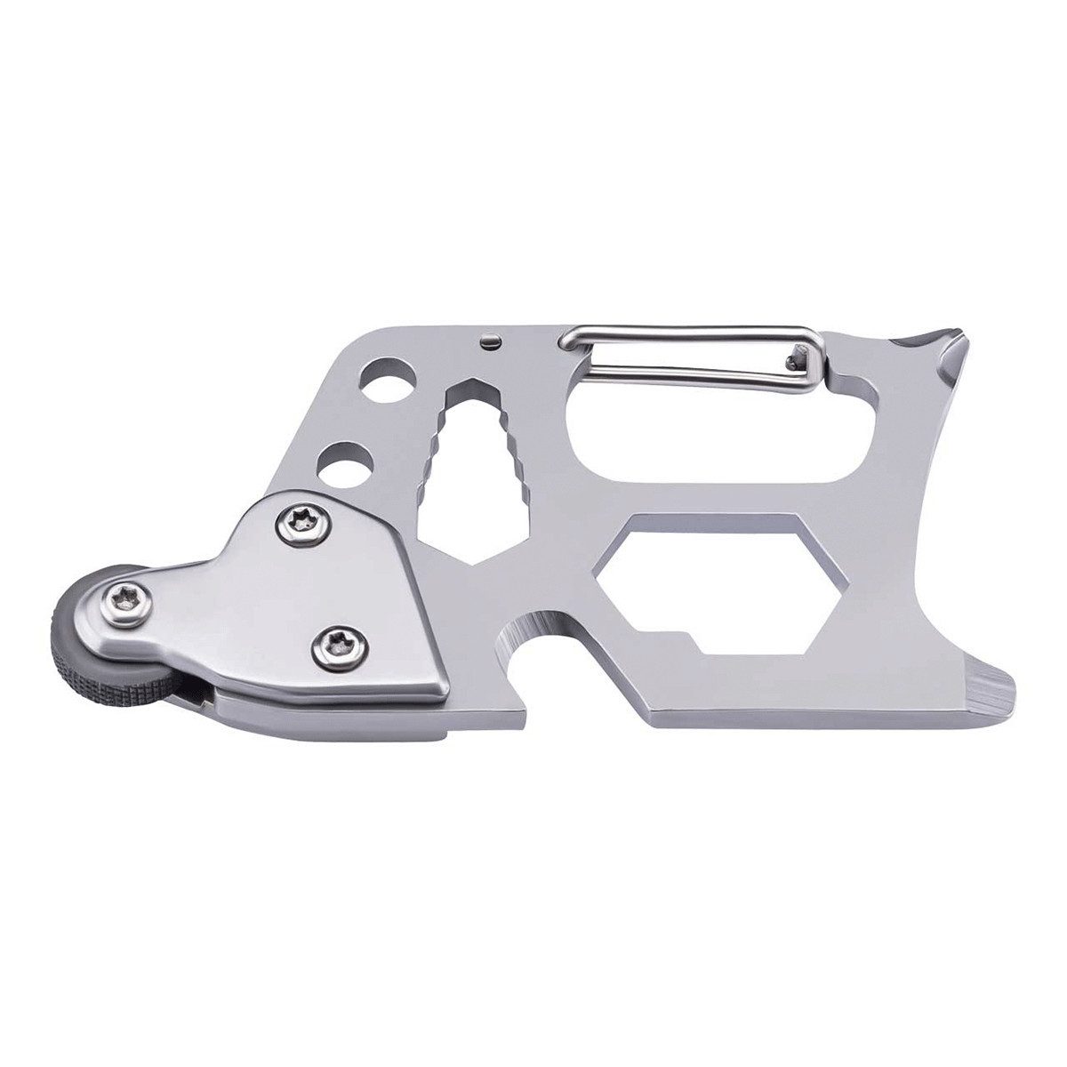 Survival Knife Herbertz Survival Multitool, AISI 440 Stahl, rostfrei, Taschenclip
