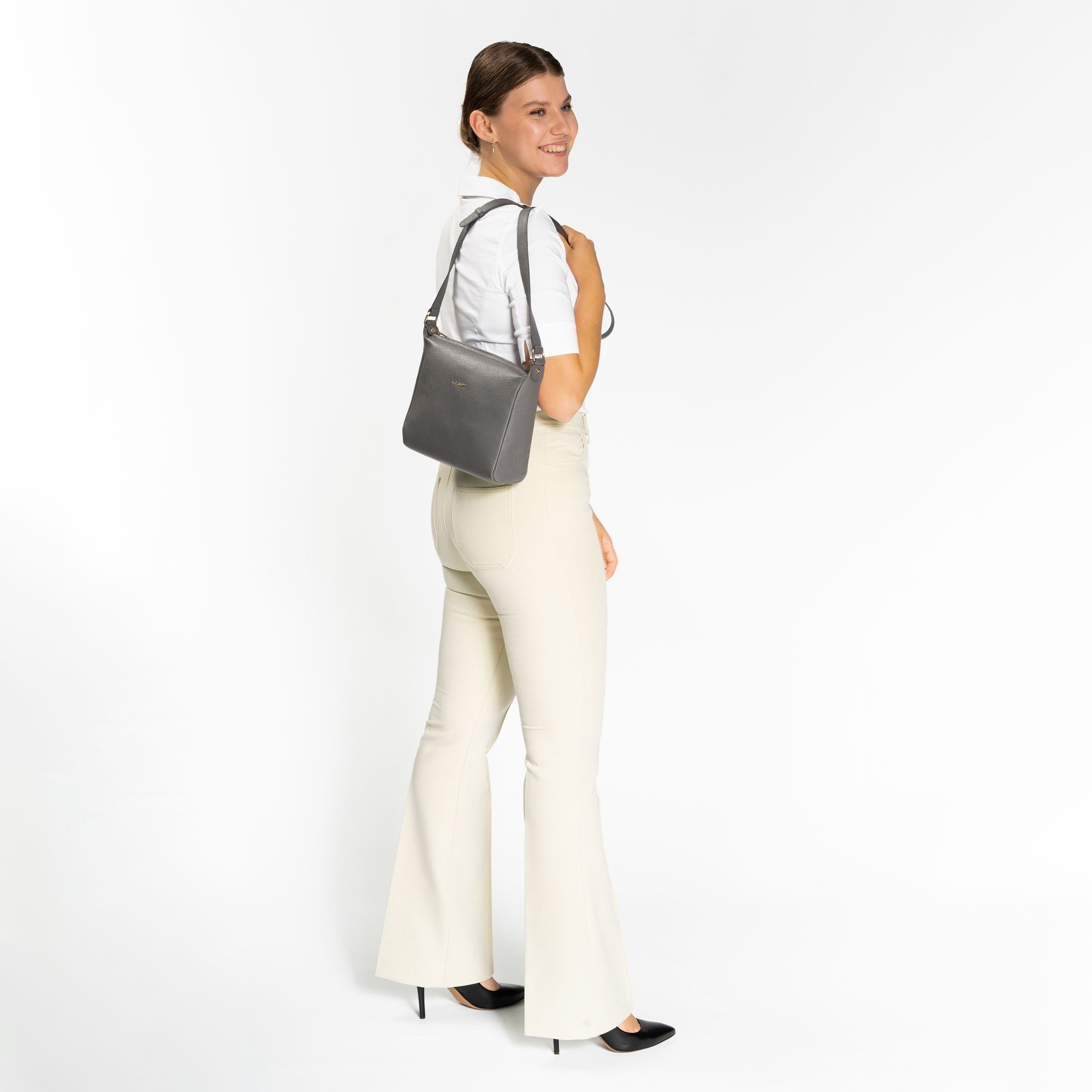 Lazarotti Umhängetasche Bologna Leather, Leder