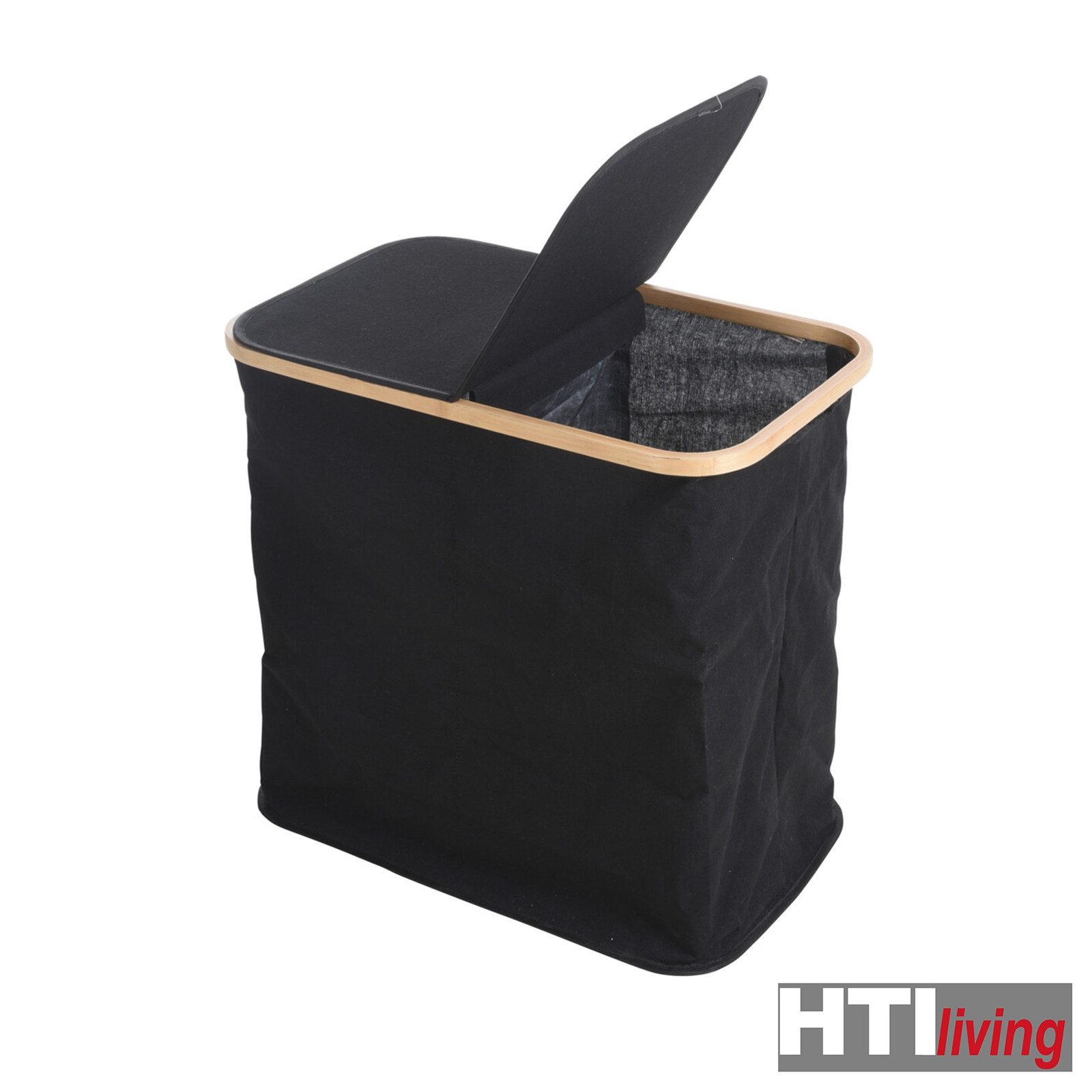 HTI-Living Wäschekorb Wäschebox Grau Textilstoff (Stück, 1 St., 1 Wäschesam günstig online kaufen