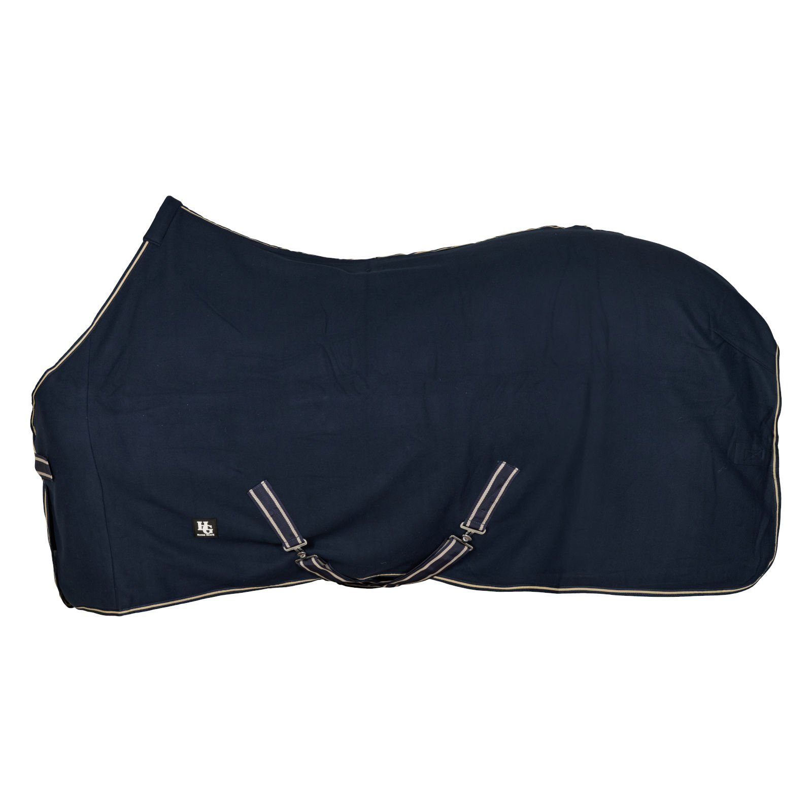 Horse Guard Pferde-Abschwitzdecke Fleecedecke für Pferde navy - 145 cm