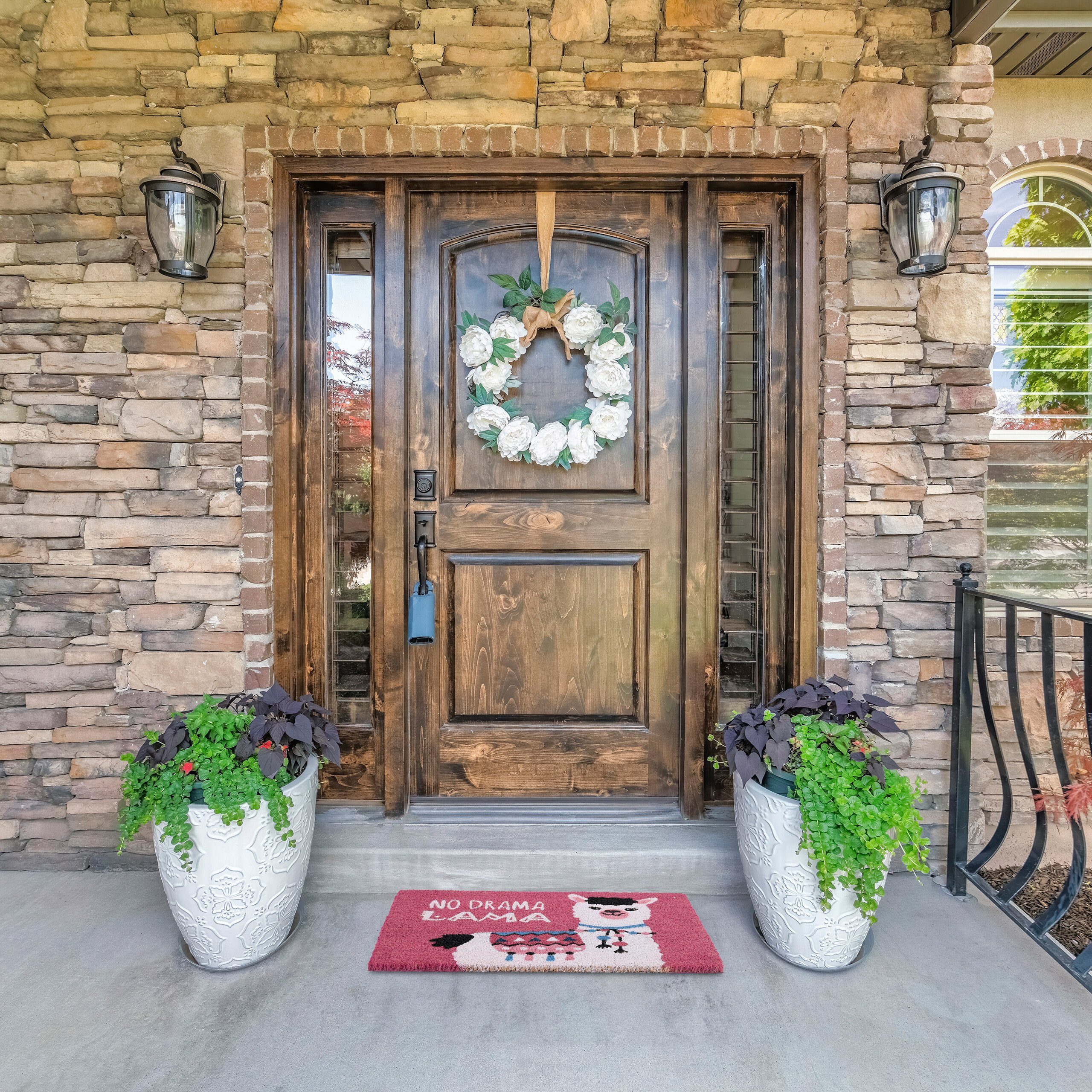 relaxdays Fußmatte Lama, Höhe: 15 mm günstig online kaufen