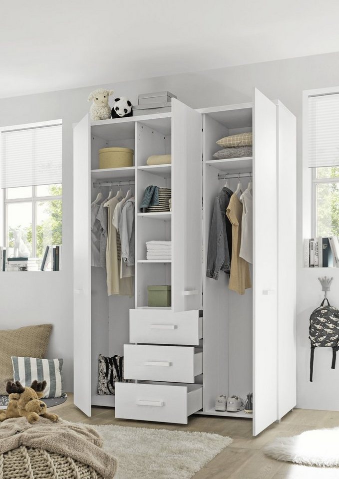 PREISBRECHER Kleiderschrank Ludwig 150 x 209 x 57 cm (B/H/T)