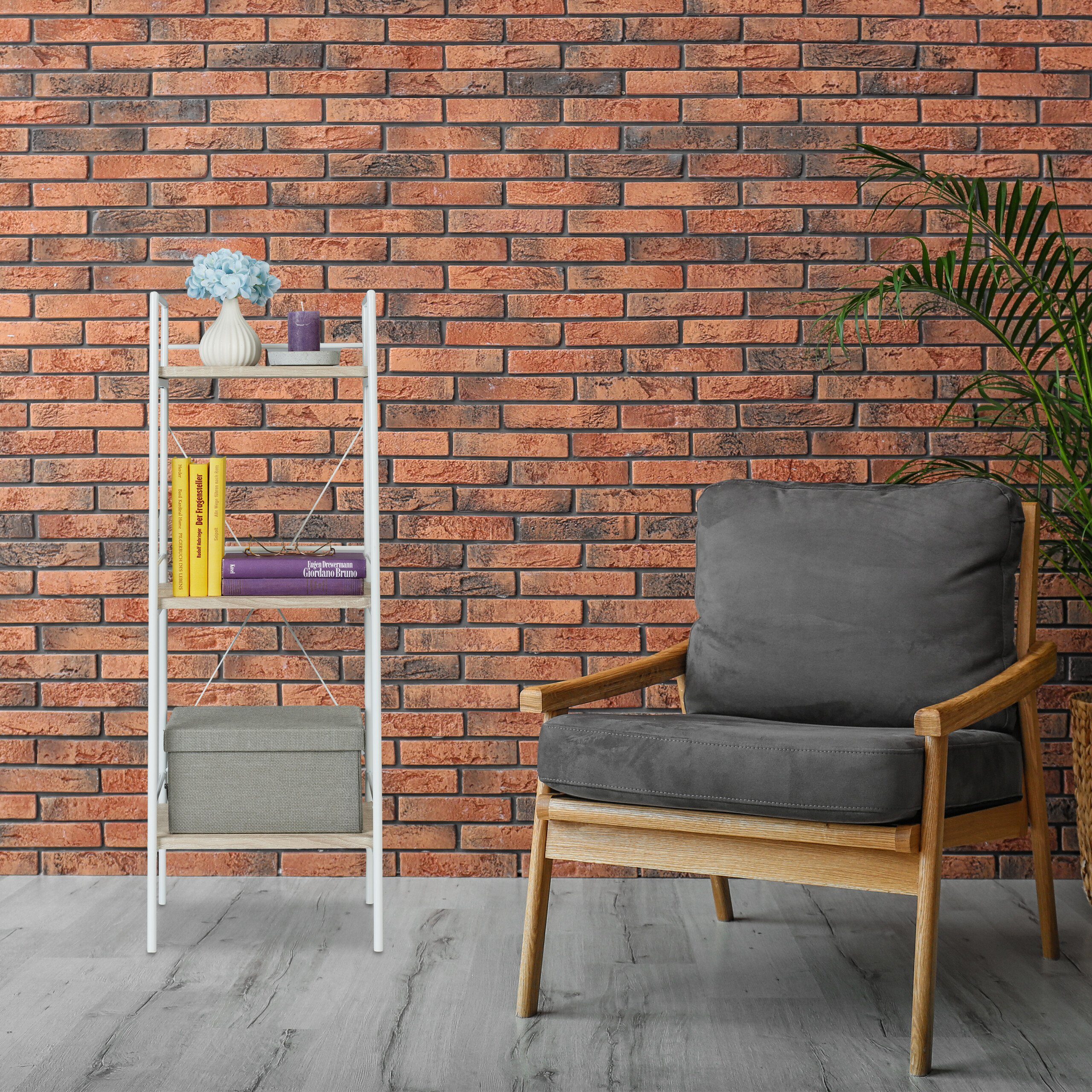 relaxdays Standregal mit 3 Ebene günstig online kaufen