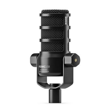 RØDE Streaming-Mikrofon Podmic USB (mit DS-2 Desktop-Stativ), und Tuch