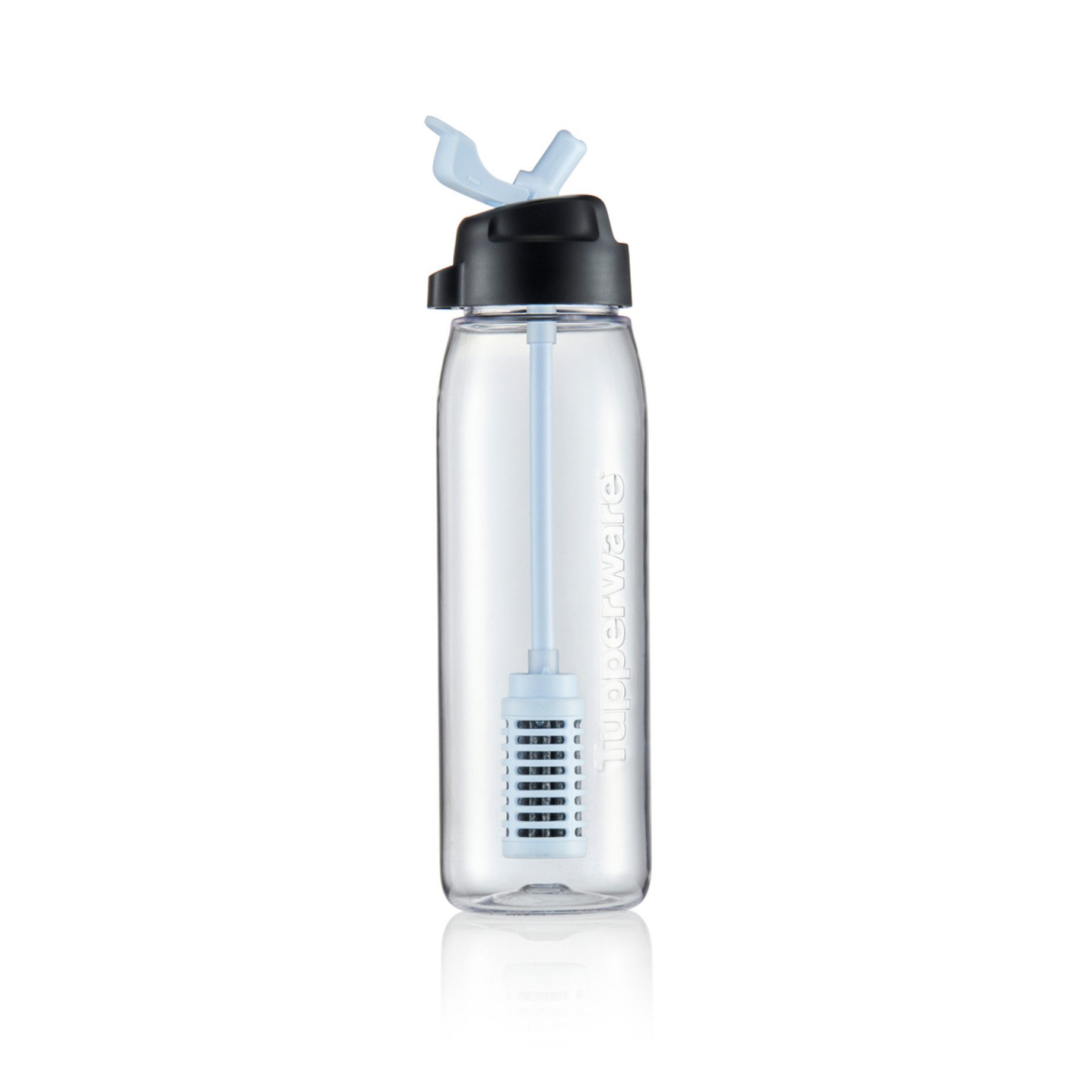 TUPPERWARE Trinkflasche Tupperware Pure&Go Wasserfilter-Flasche 750ml