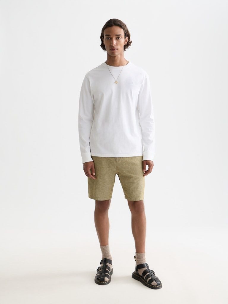 Scotch & Soda Rundhalspullover Chest logo regular-fit long-sleeve
