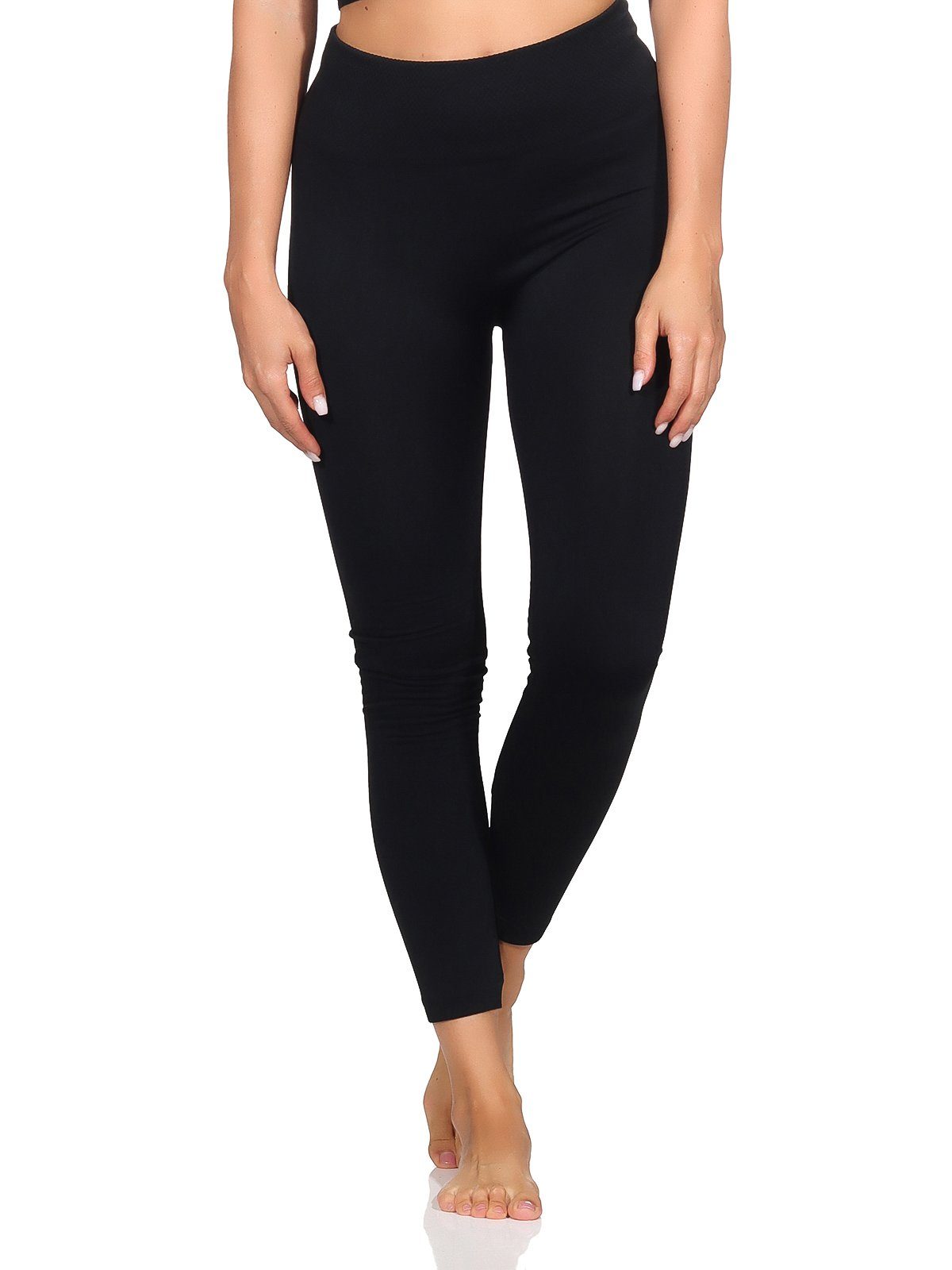 Aurela Damenmode Thermoleggings Damenleggings leicht angeraute günstig online kaufen