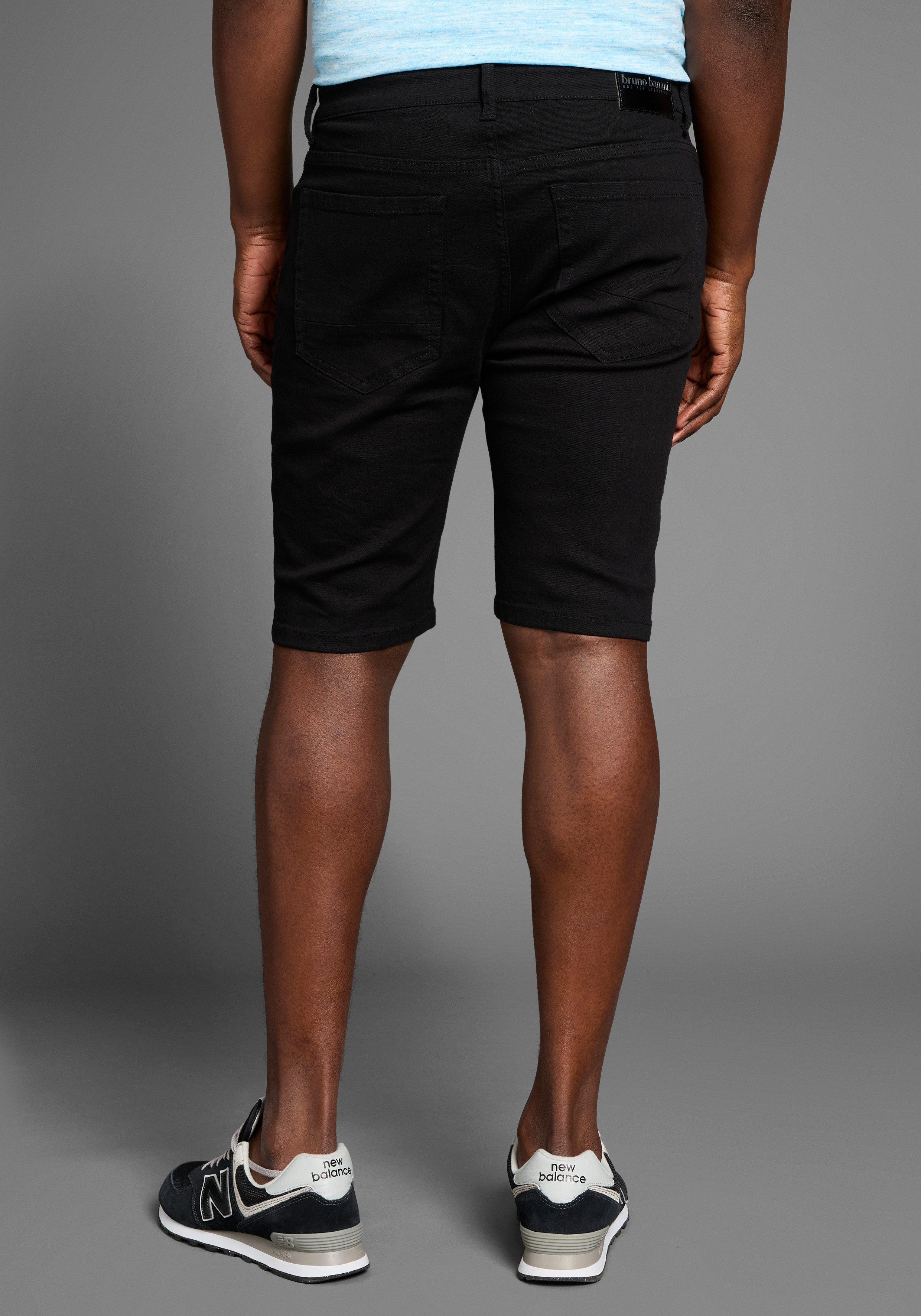 Bruno Banani Jeansshorts Hutch-Shorts gerade geschnittene kurze Beine, niedrige Leibhöhe – Bild 3 von 5