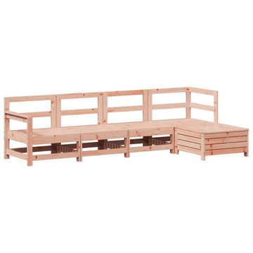 vidaXL Gartenlounge-Set 5-tlg. Garten-Sofagarnitur Massivholz Douglasie