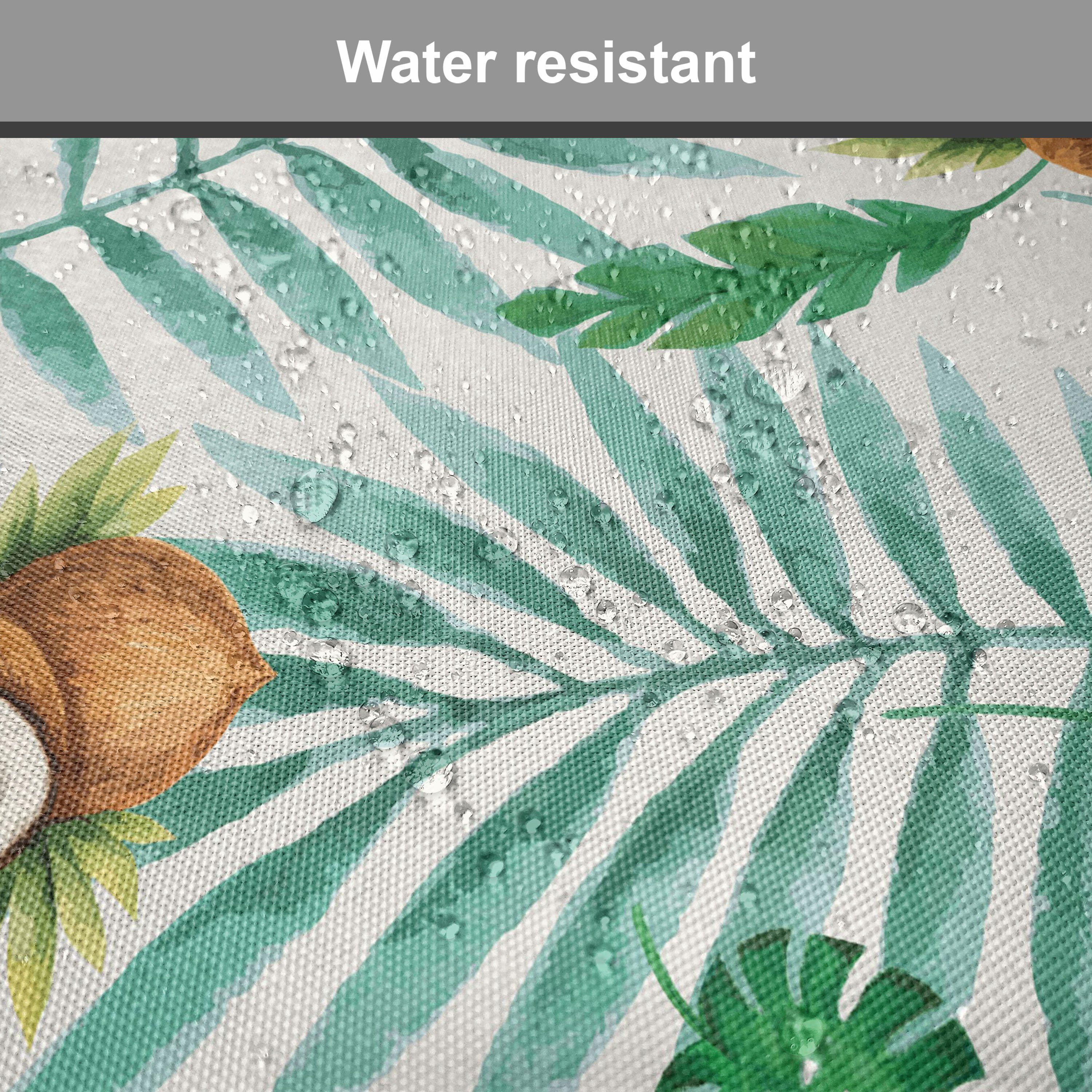 Abakuhaus für Coconut Aquarell Hawaii Riemen Dekoratives Stuhlkissen Aloha wasserfestes Küchensitze, Kissen mit