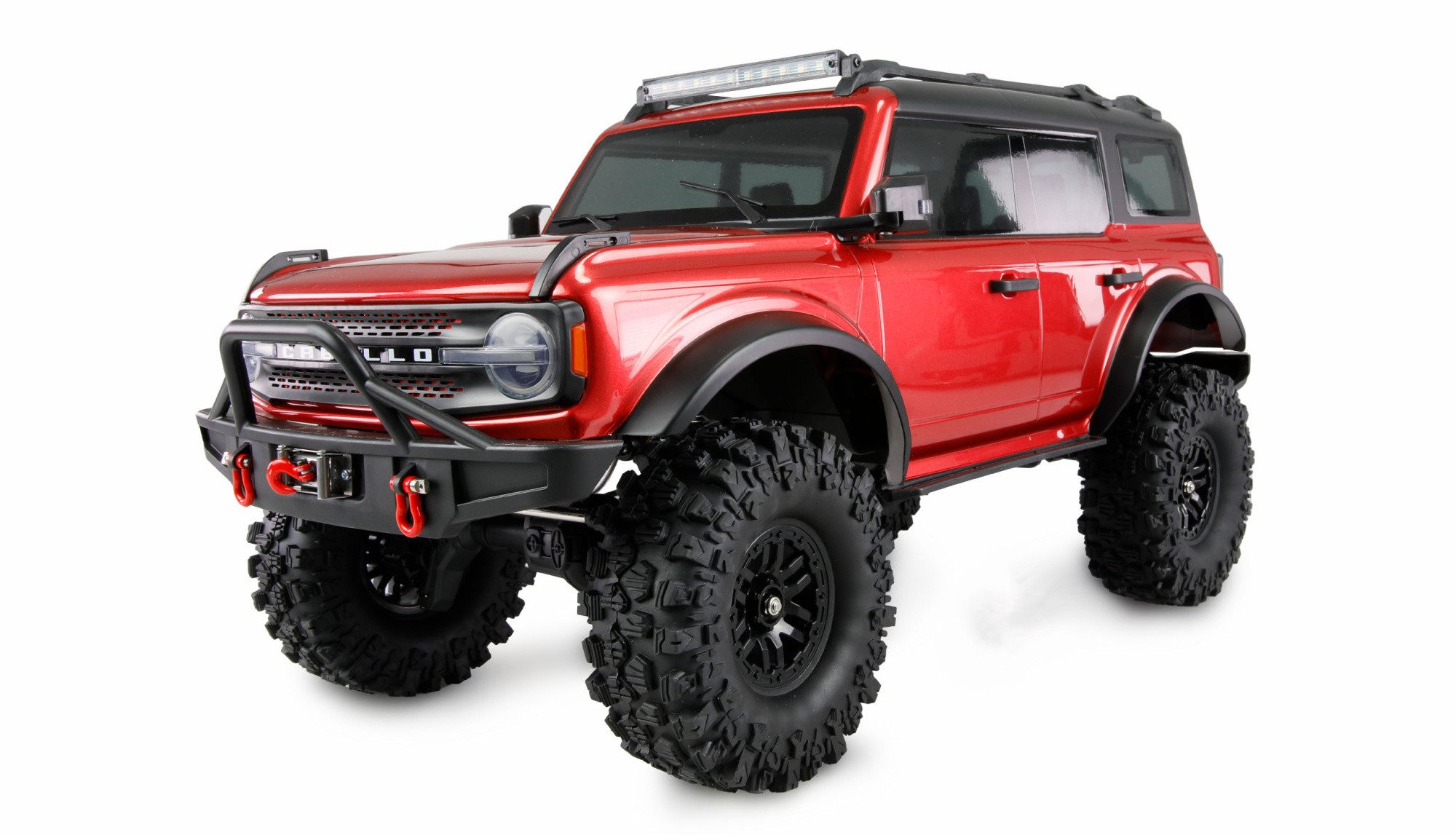 RC-Bagger Amewi AMXRock Caballo Crawler 4WD 1:10 RTR rot metallic