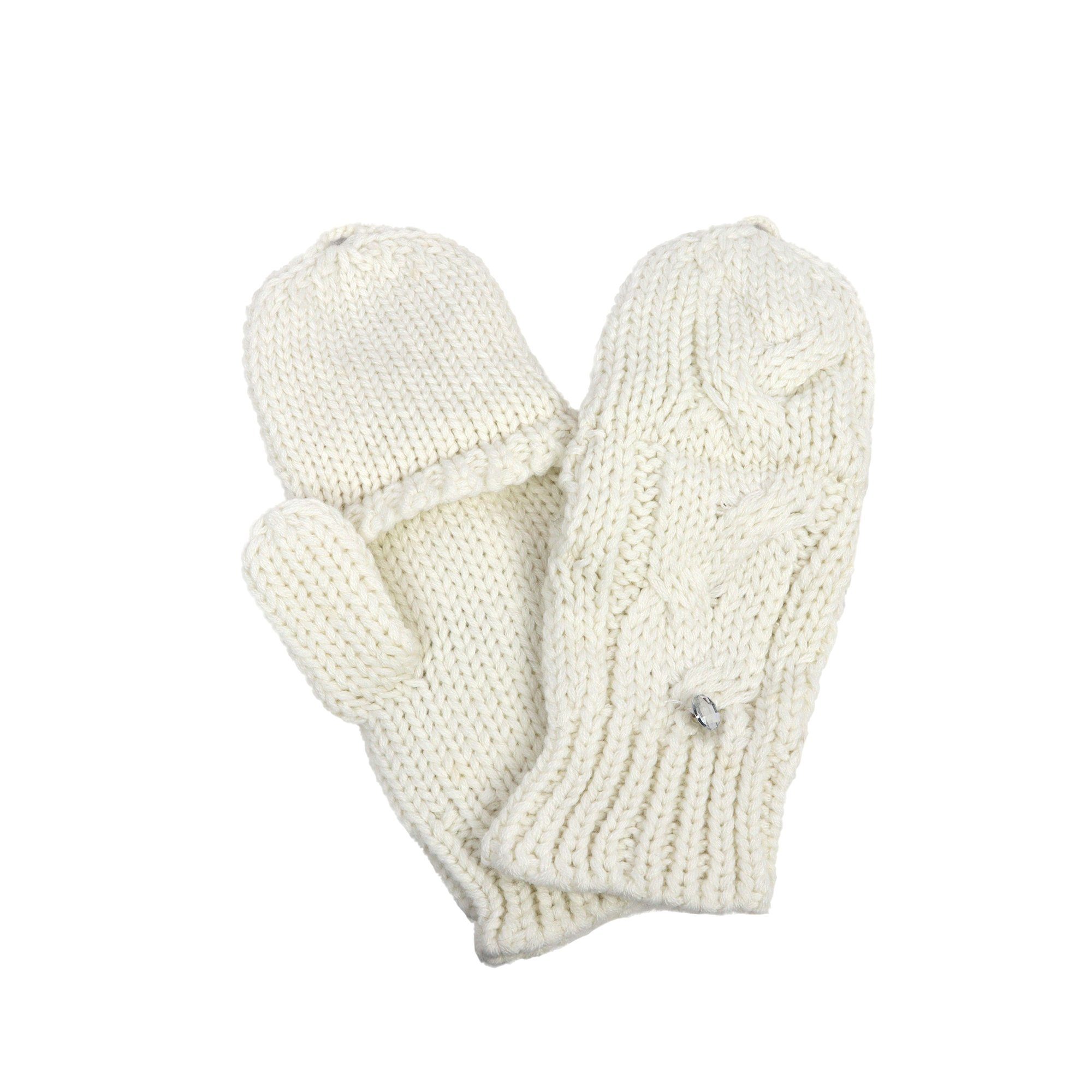 ZEBRO Fäustlinge Strickfäustling