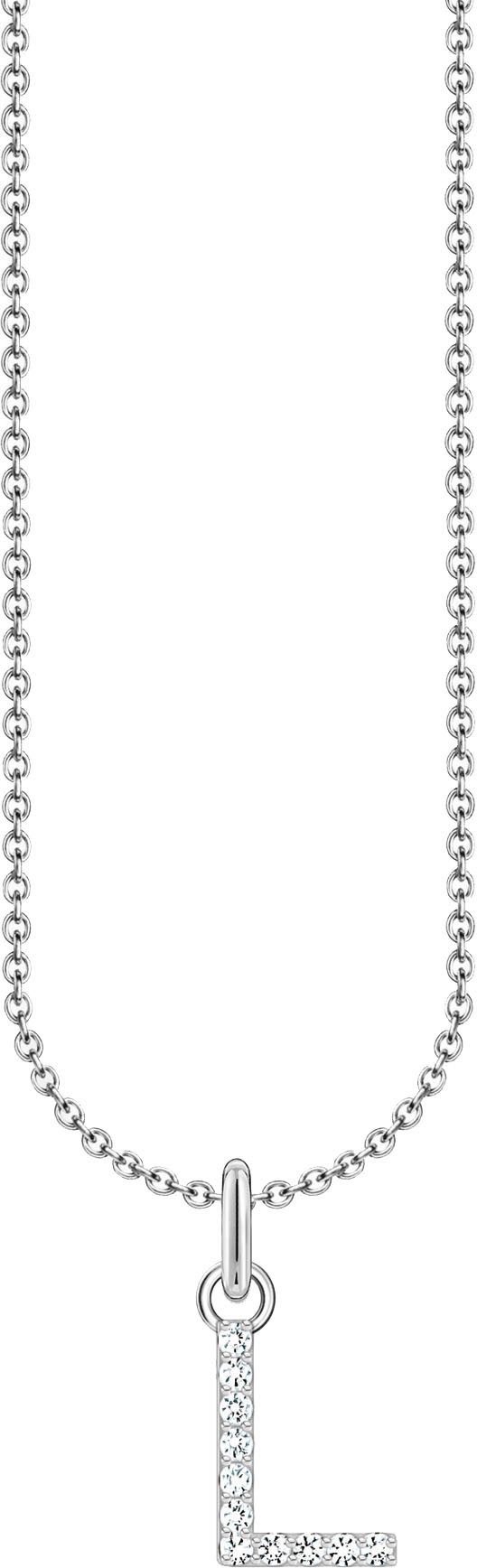 THOMAS SABO Kette mit Anhänger Buchstab...