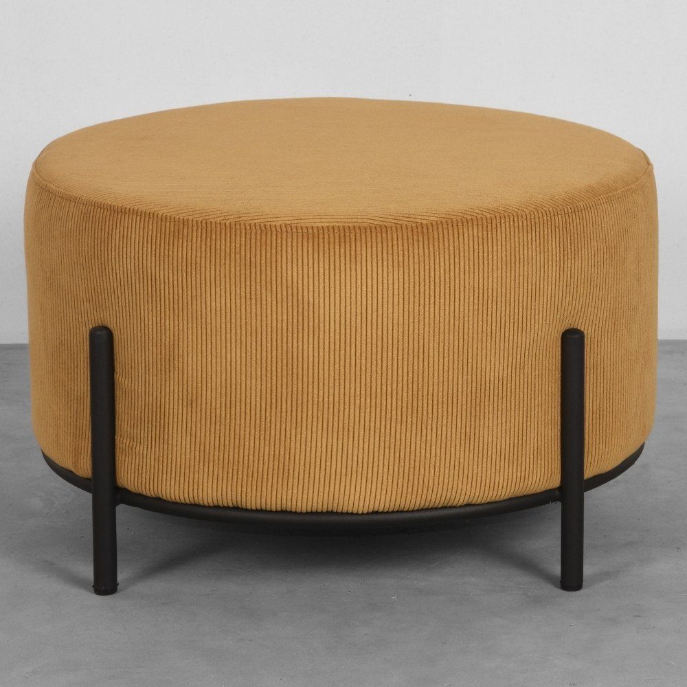 RINGO-Living Stuhl Hocker Healani in Ocker aus Cord 340x570mm, Möbel