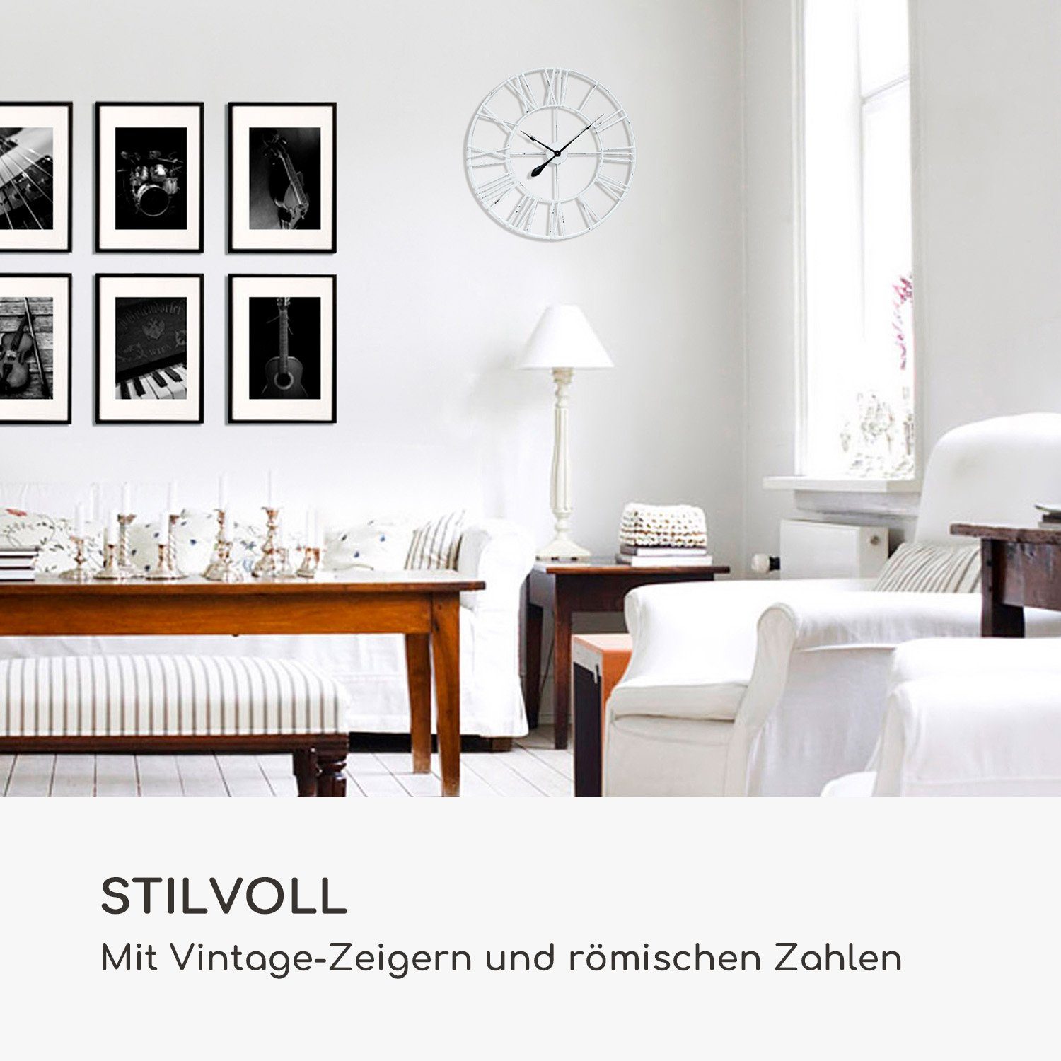Casa Chic Wanduhr Queensway 60 Wanduhr günstig online kaufen