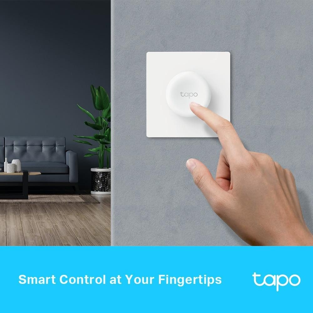 tp-link Tapo S200D Smarter Lichtschalter, Smart Remote Dimmer Schalter, benötigt Tapo H100 oder Tapo H200 Hub