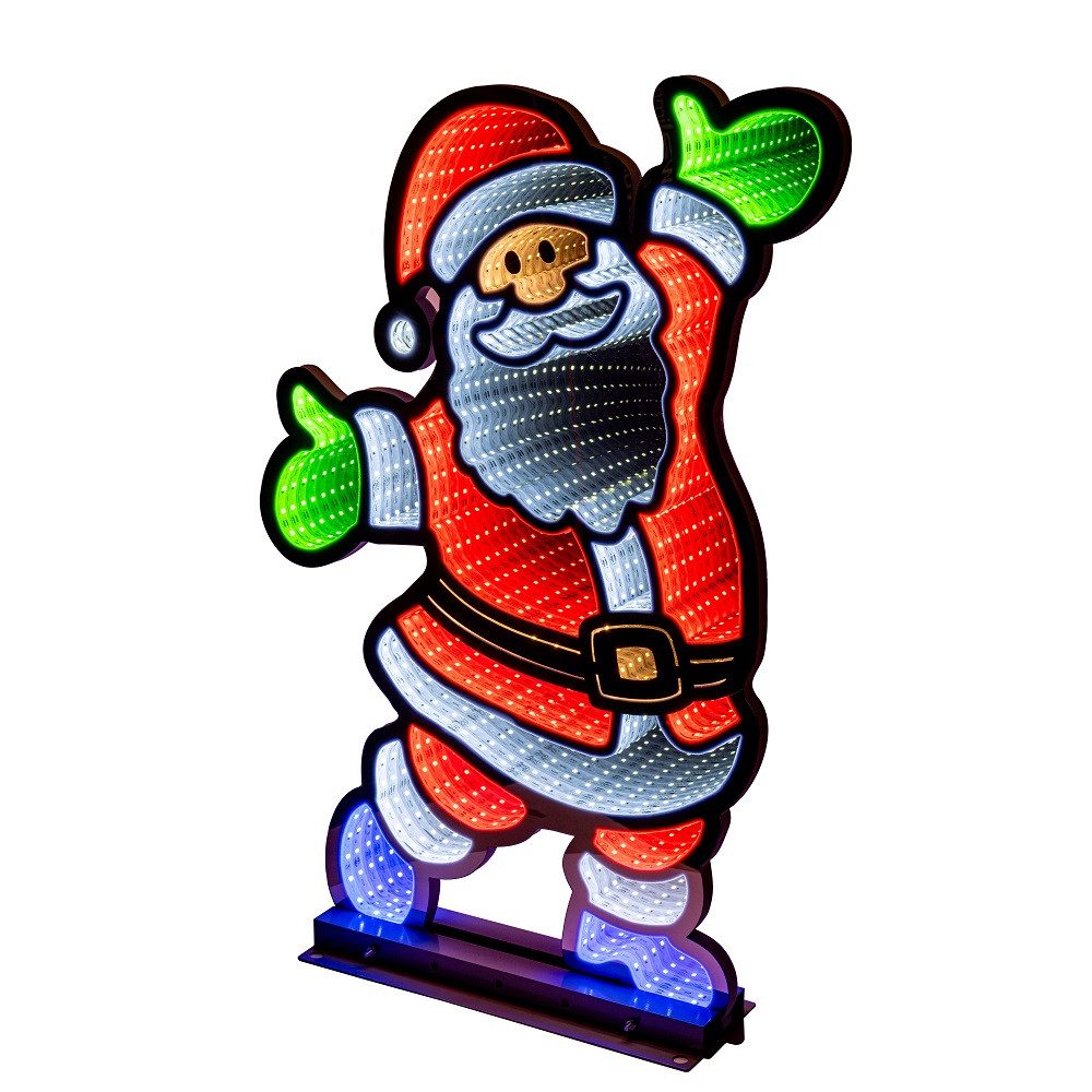 Star-Max LED Fensterbild 36022 LED-Weihnachtsmann mit Infinity Effekt 444 S günstig online kaufen