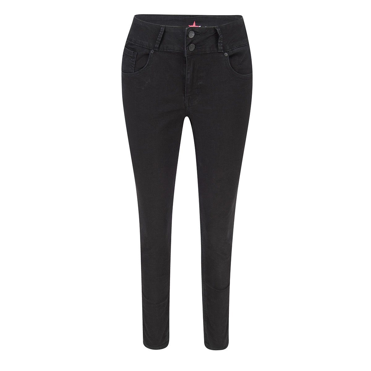 Buena Vista 5-Pocket-Jeans Tummyless Stretch Twill, black