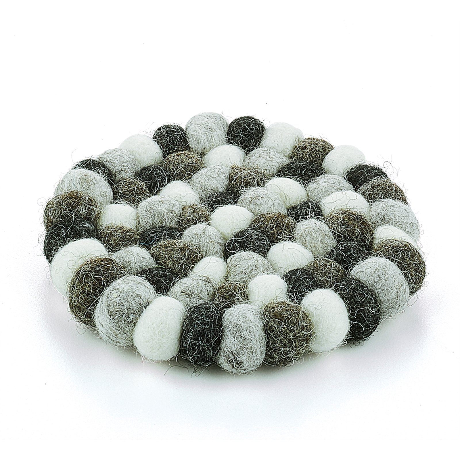 Cilio Glasuntersetzer Glasuntersetzer LANA rund, Stück, 1-tlg., Filz handgefertigt