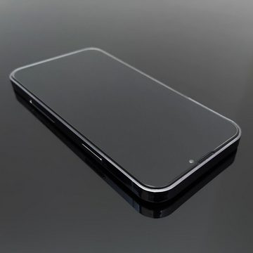 cofi1453 Handyhülle Privacy Schutzglas für iPhone 13 schwarz 6,06 Zoll, Displayschutz Panzerglasfolie