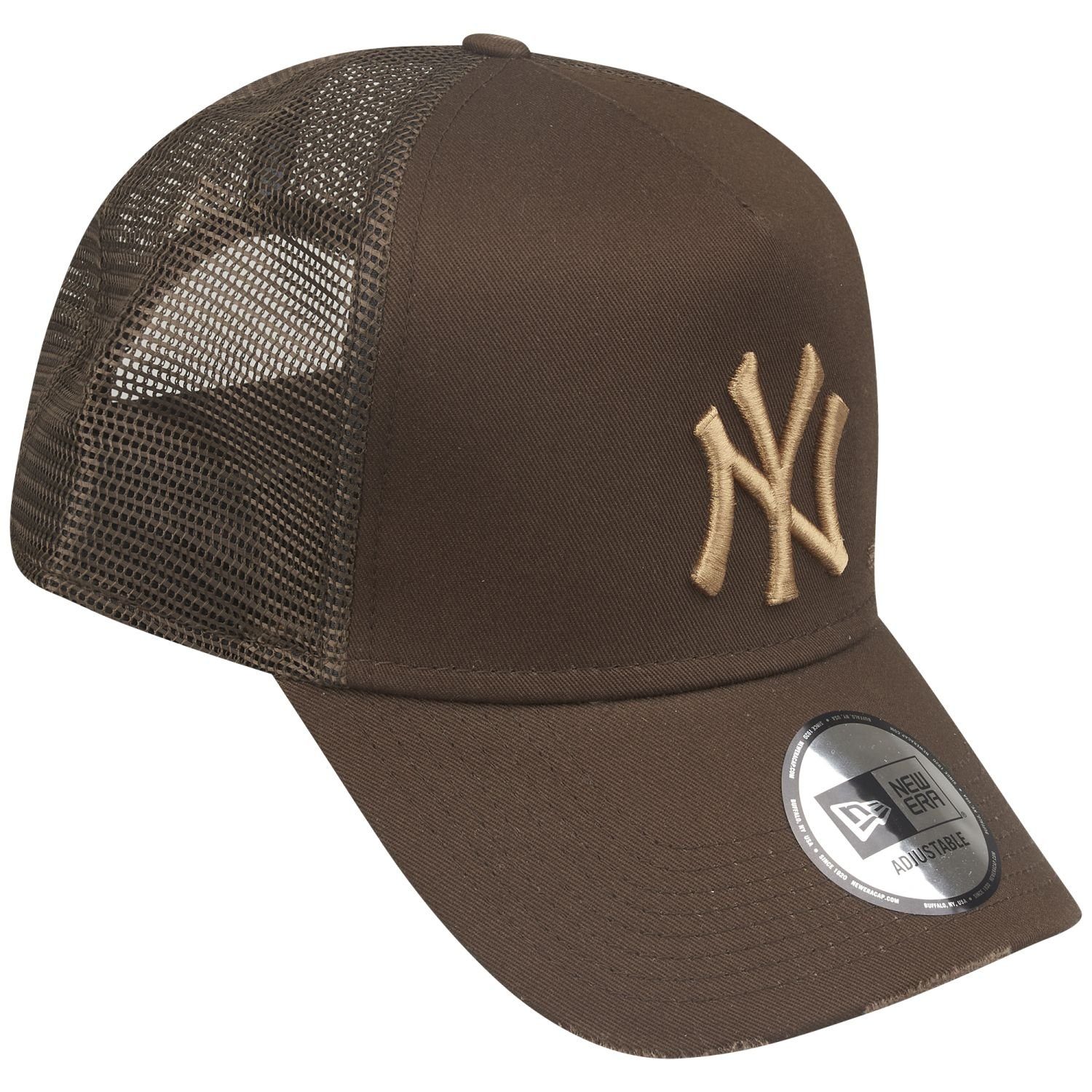 New Era Trucker Cap Trucker DISTRESSED New York Yankees