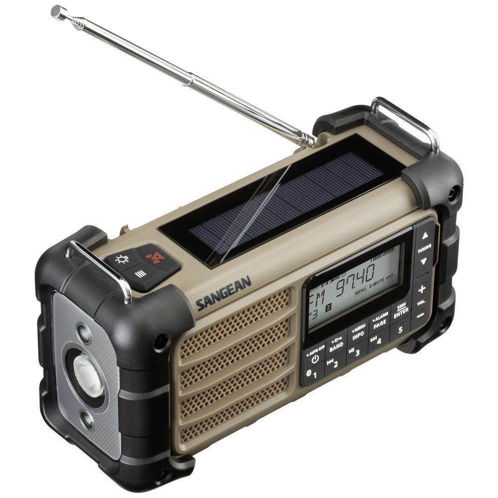 Sangean Sangean MMR-99 Outdoorradio UKW Notfallradio, Bluetooth® Solarpanel, Radio
