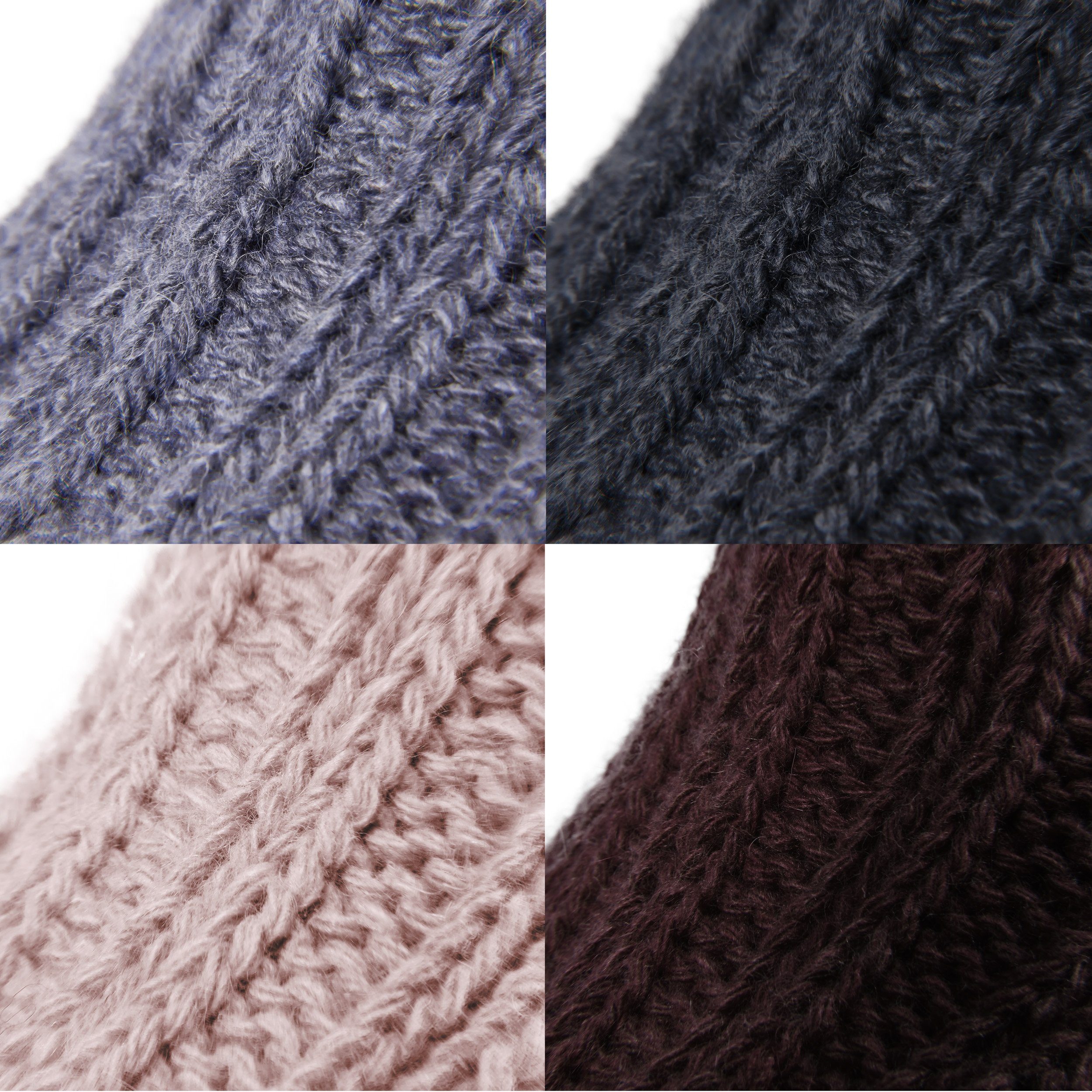 BRUBAKER Kuschelsocken warme dicke Alpaka Socken (Set, 4-Paar, mit Alpakawolle) Wintersocken für Damen und Herren – Bild 3 von 5