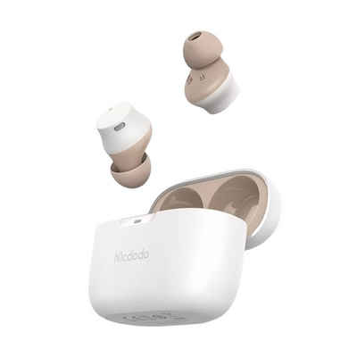 mcdodo HP-8020 Bluetooth-Ohrhörer mit Aktiver und Umgebungsgeräuscheunterdrückung TWS Headset weiß wireless In-Ear-Kopfhörer