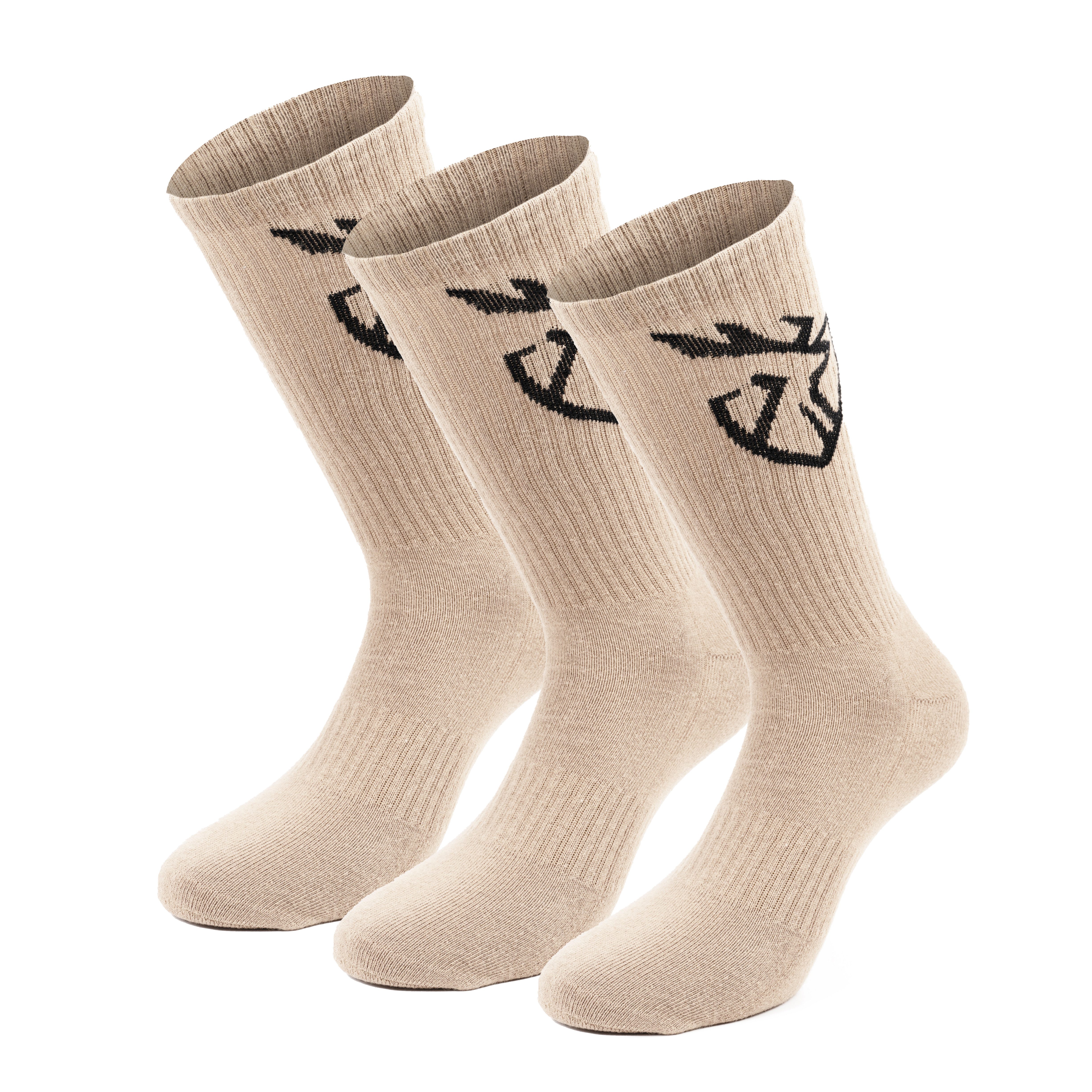 Strammer Max Performance® Sportsocken Sport Crew Socks (3-Paar) atmungsaktiv, schnell trocknend