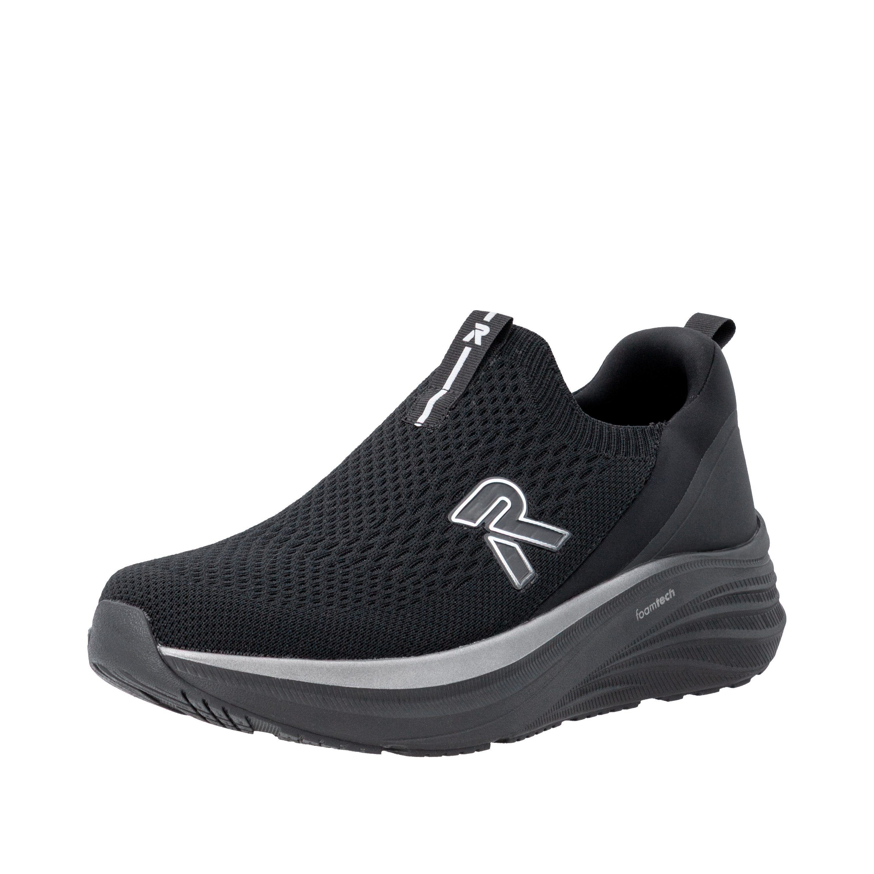 Rieker Sport Slipper Slipper, Schlupfschuh, Freizeitsneaker mit sockenähnlichem Einstieg