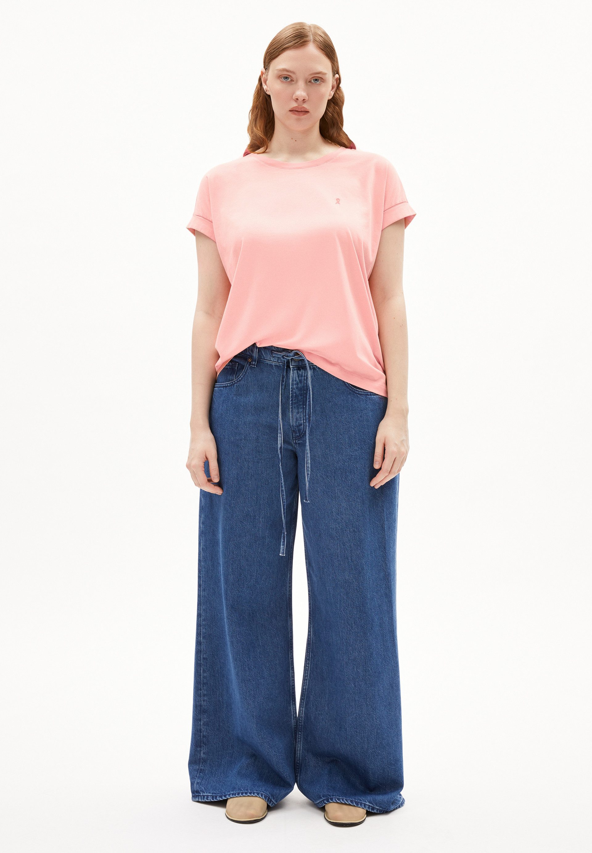 Armedangels T-Shirt IDAARA T-Shirt aus Bio-Baumwolle Loose Fit (Loose Fit) günstig online kaufen