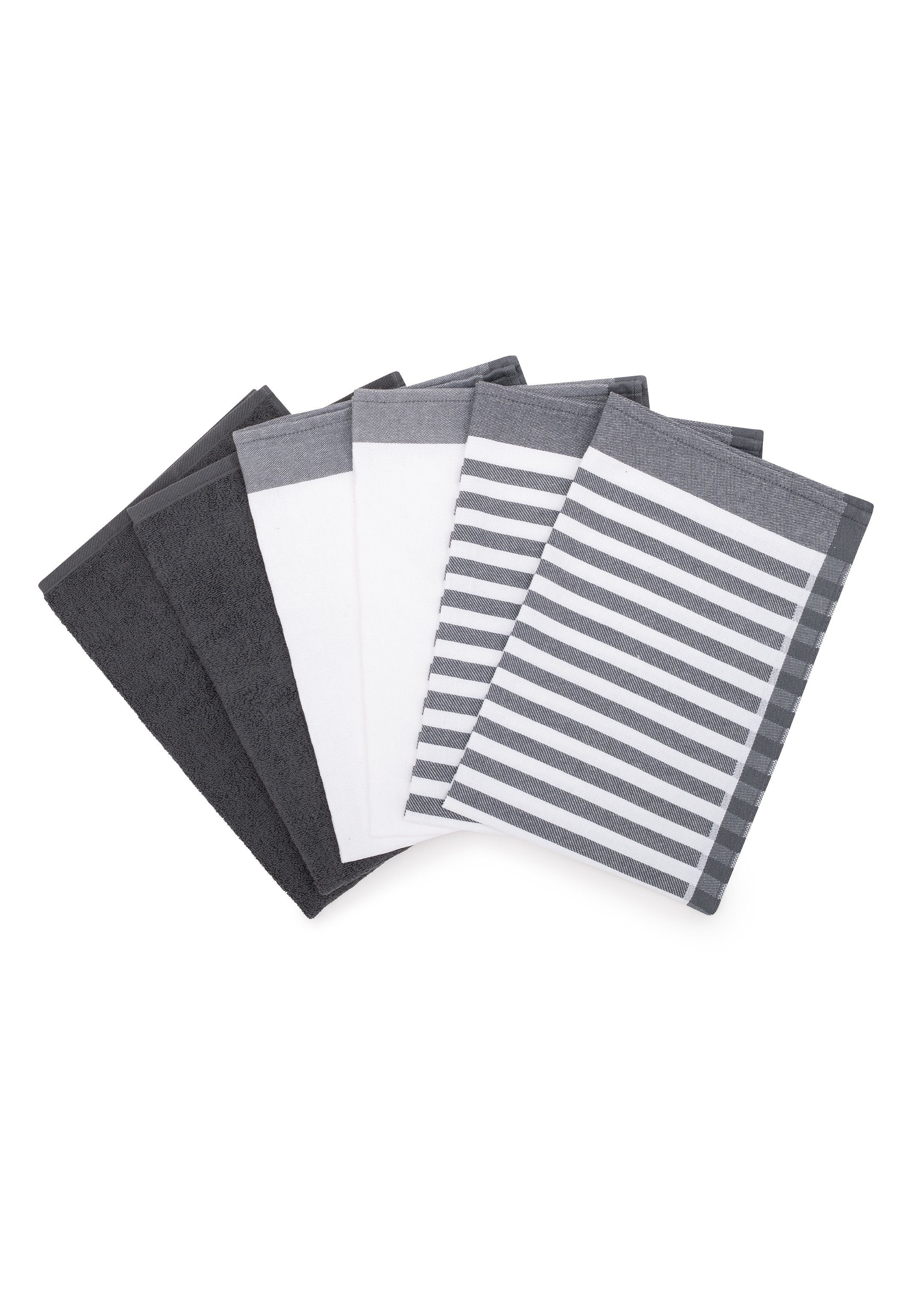 ROSS Geschirrtuch Superior, (Spar-Set, 6-tlg., 4 günstig online kaufen