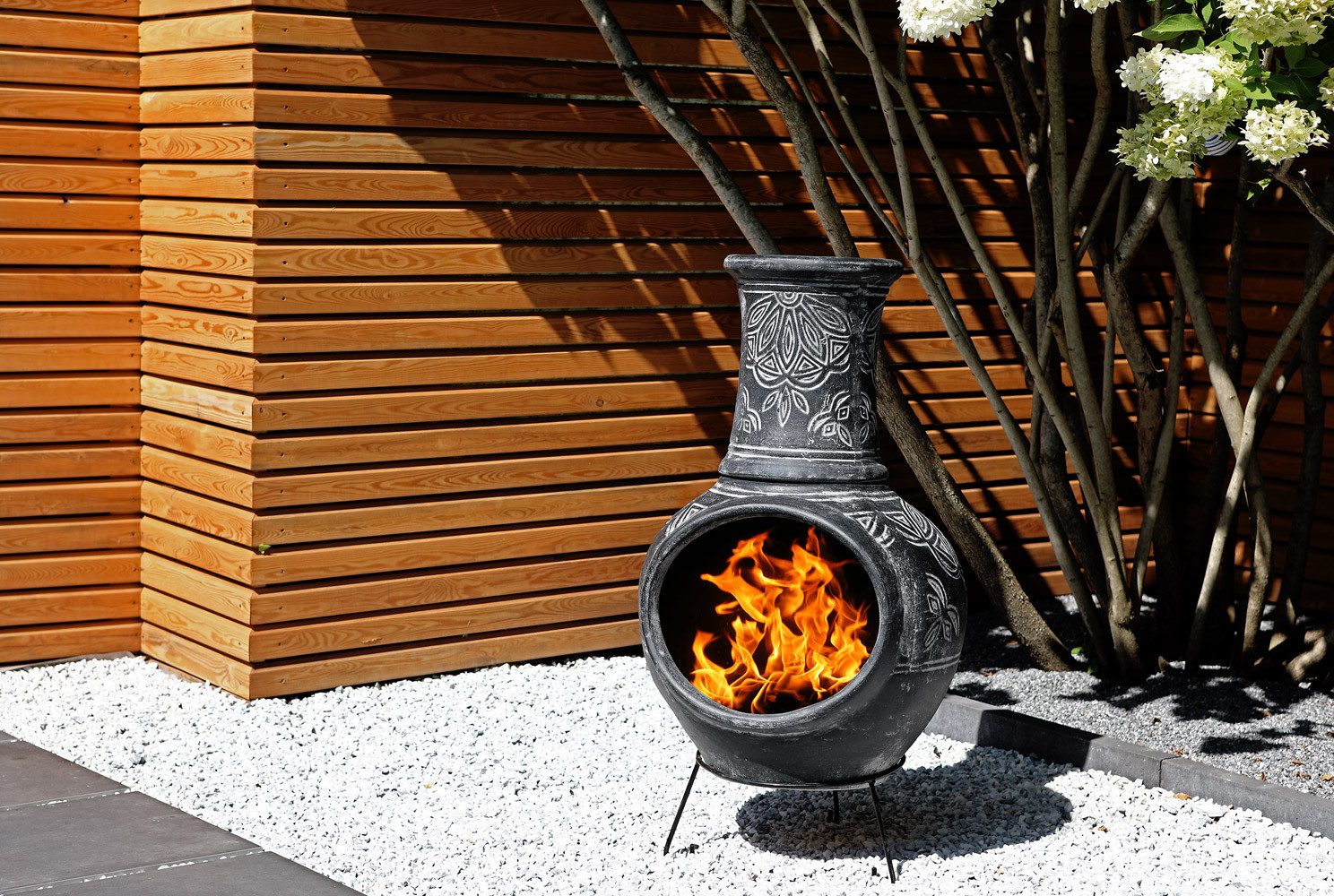 1a Direktimport Feuerstelle Schicker original mexikanischer Aztekenofen Terrassenofen aus Ton, zwe, Nicht frostfest