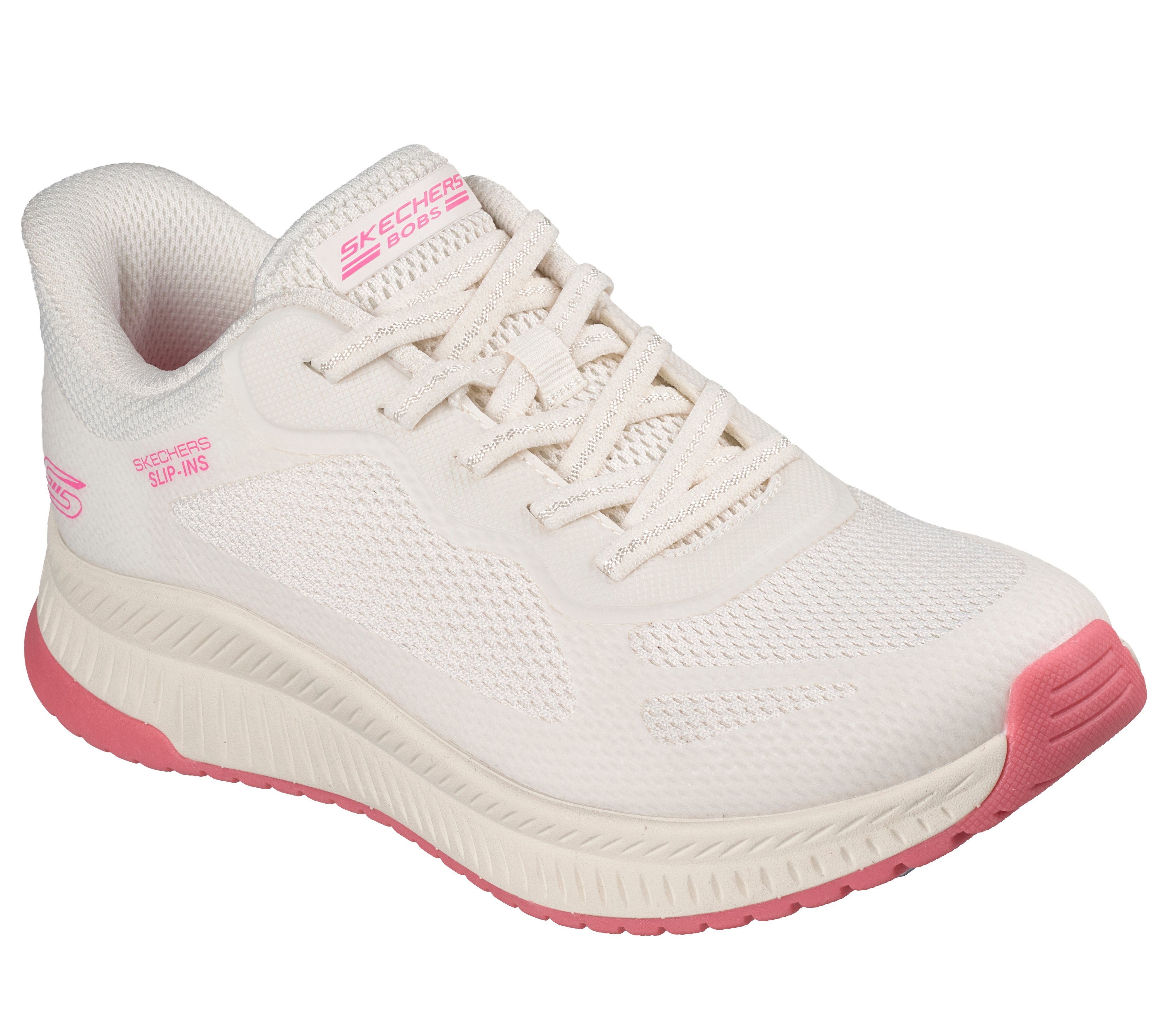 Skechers BOBS SQUAD 4 Slip-On Sneaker Slipper, Freizeitschuh, Halbschuh mit Memory Foam