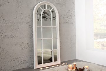 riess-ambiente Wandspiegel CASTILLO 140cm creme (Einzelartikel, 1-St), Wohnzimmer · halbrund · Holz · mit Rahmen · groß · Deko