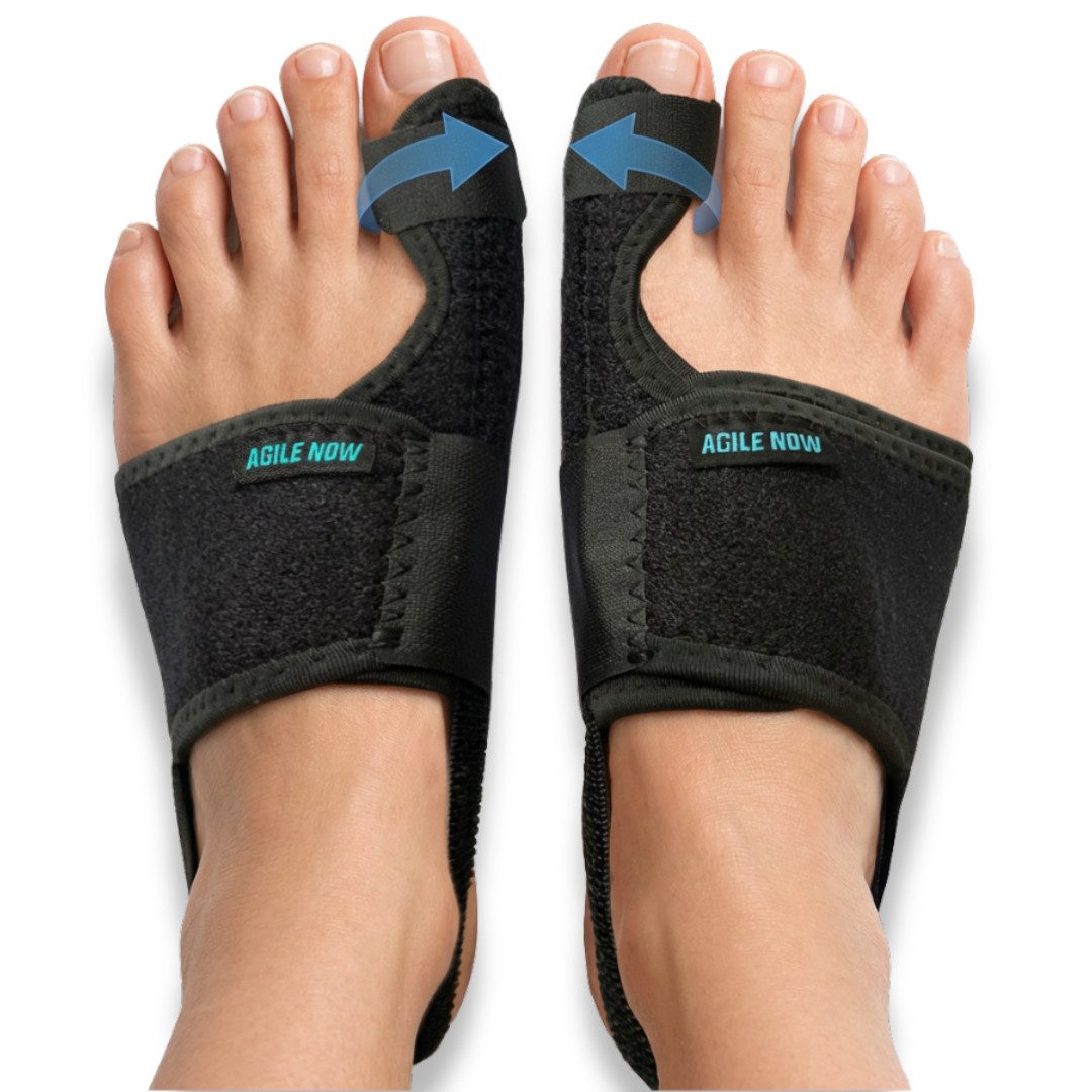AGILE NOW Hallux-Bandage Hallux Valgus Bandage, 1 Paar, flexibel anpassbar