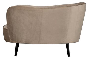 WOOOD Loungesessel Sara links - Samt Khaki, freistellbar