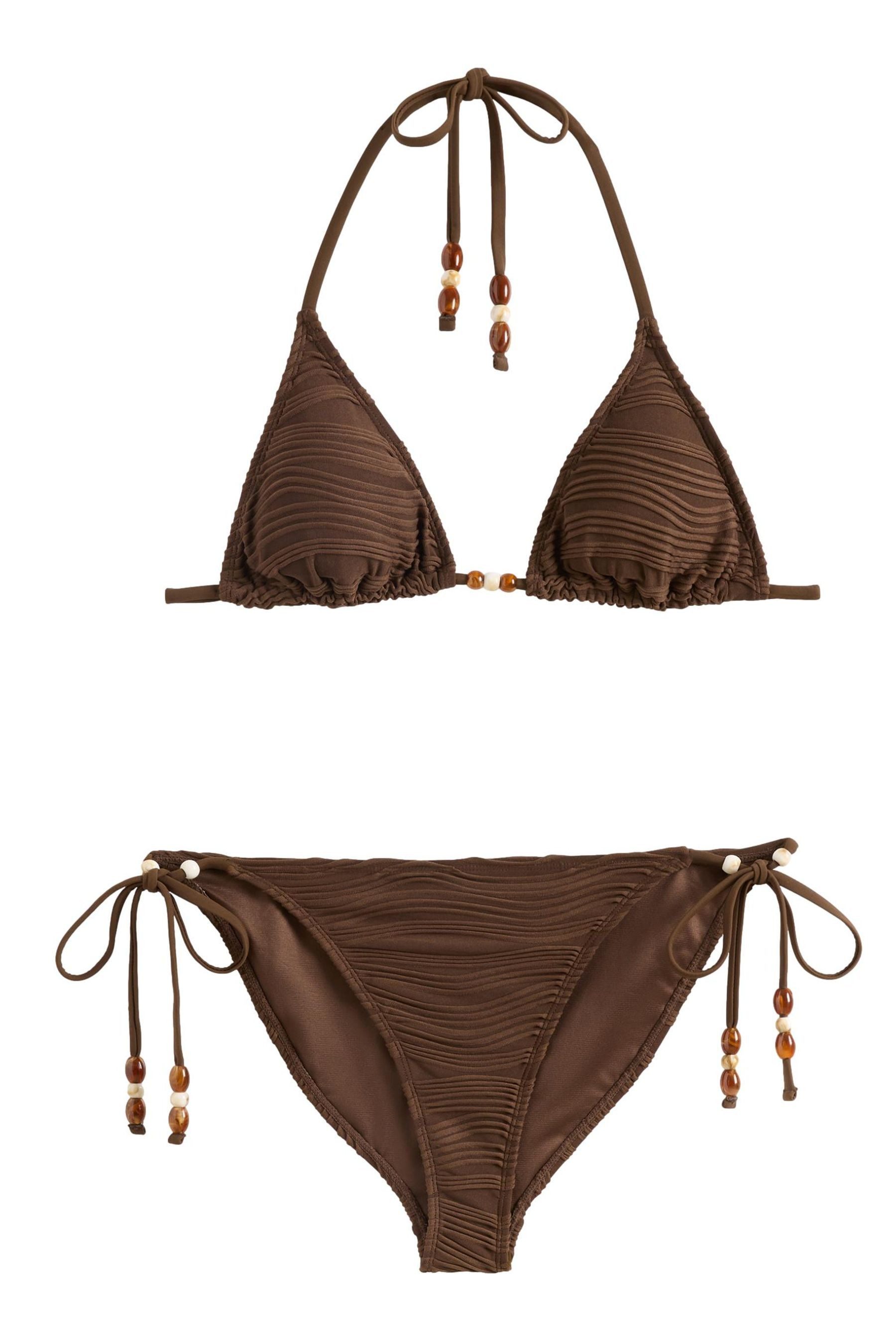 Friends Like These Triangel-Bikini Friends Like These strukturierter Bikini, Perlen (2-St)