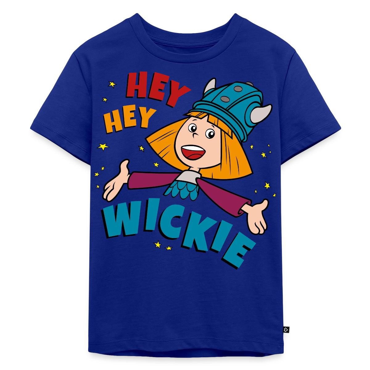 T-Shirt Wickie Und Die Starken Männer Hey Hey Wickie Kinder Premium T-Shirt