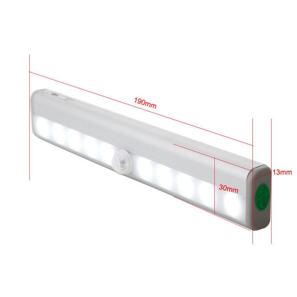 QUBEBU LED Unterbauleuchte Schrankleuchte Batterie Bewegungssensor günstig online kaufen