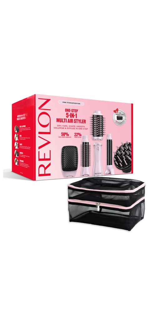 Revlon Haarbürste Revlon Tools One Step Multi Styler Pink