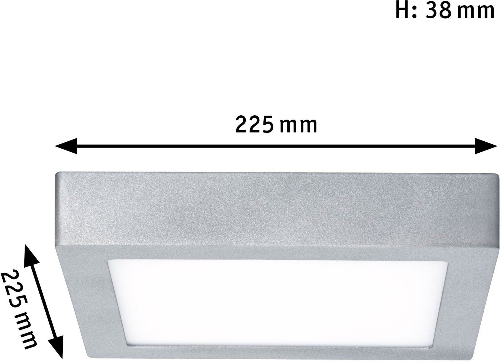 Paulmann LED Deckenleuchte Carpo, fest modernster Basis mehrere Warmweiß, Extra-Warmweiß, Raumlicht LED-Modul, Deckenlampe, integriert, LED Memoryfunktion, LED Dimmfunktion, Helligkeitsstufen, auf Gleichmäßiges LED-Technik