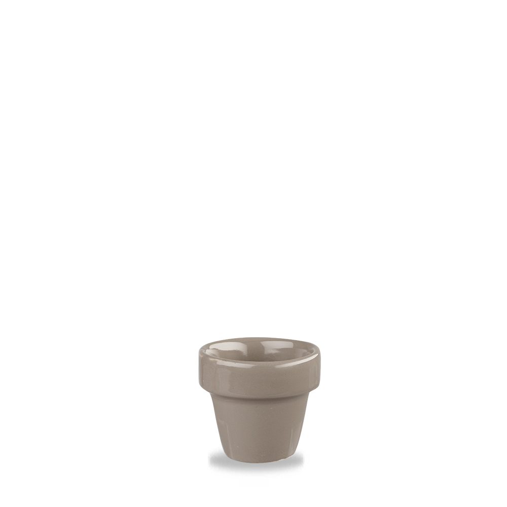 Schale Super Vitrified Pebble Blumentopf 5,5cm/5,7cl, 12 Stück