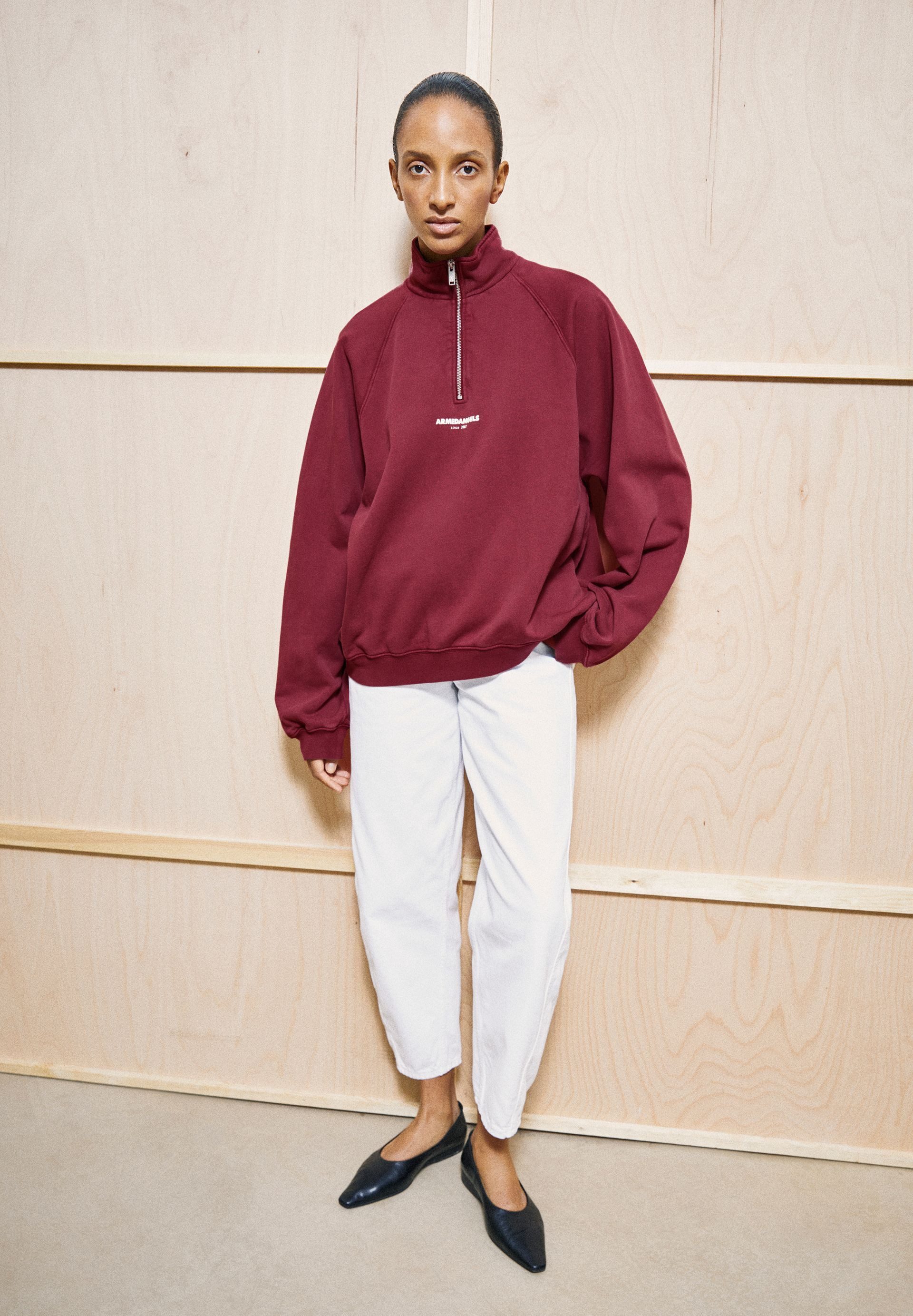 Armedangels Sweatshirt GMT DYE TROYER Sweatshirt aus Bio-Baumwolle Oversized Fit – Bild 5 von 5
