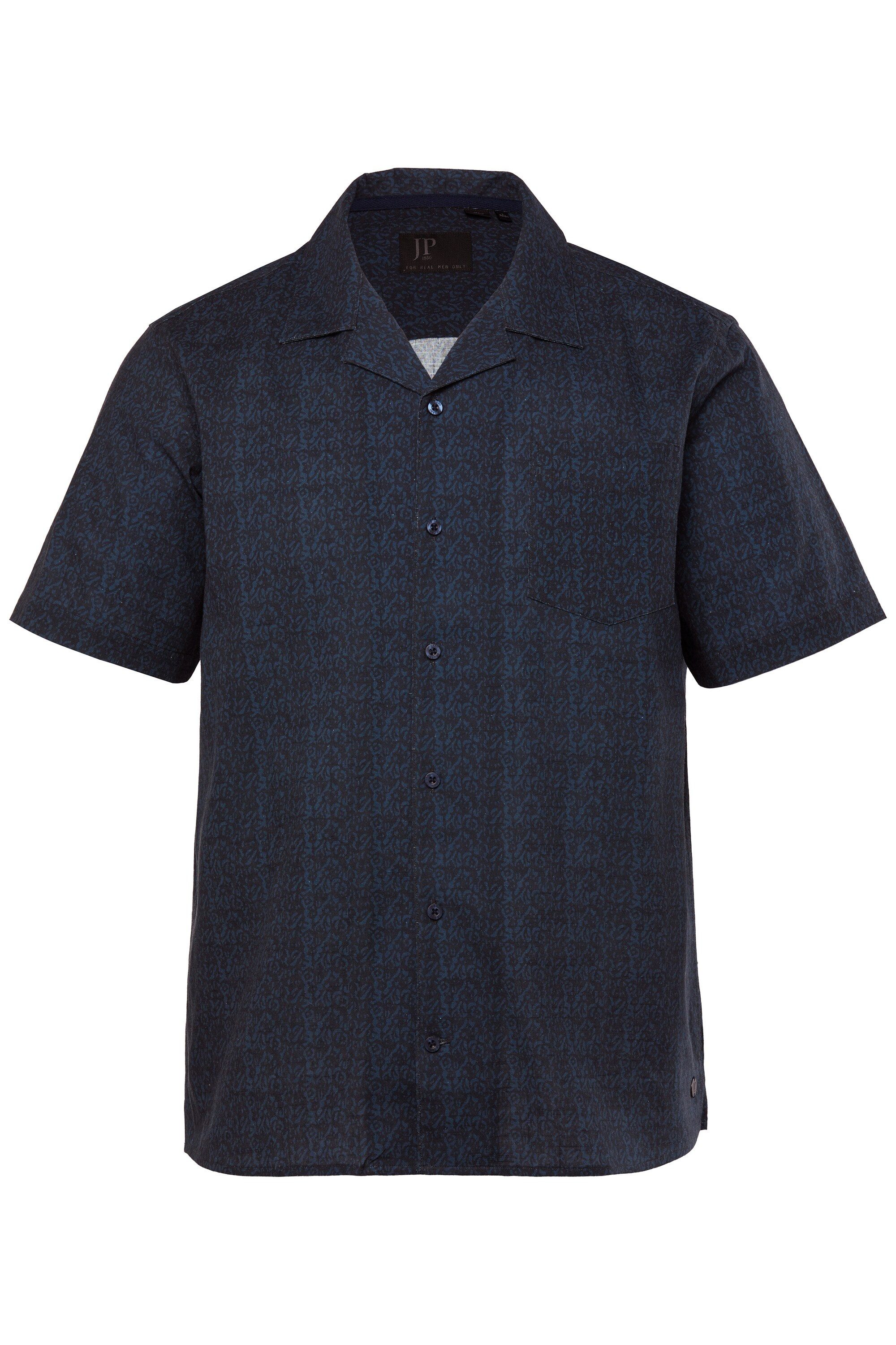 JP1880 Kurzarmhemd Hemd Halbarm Leinenoptik floraler Print Cuba Fit günstig online kaufen